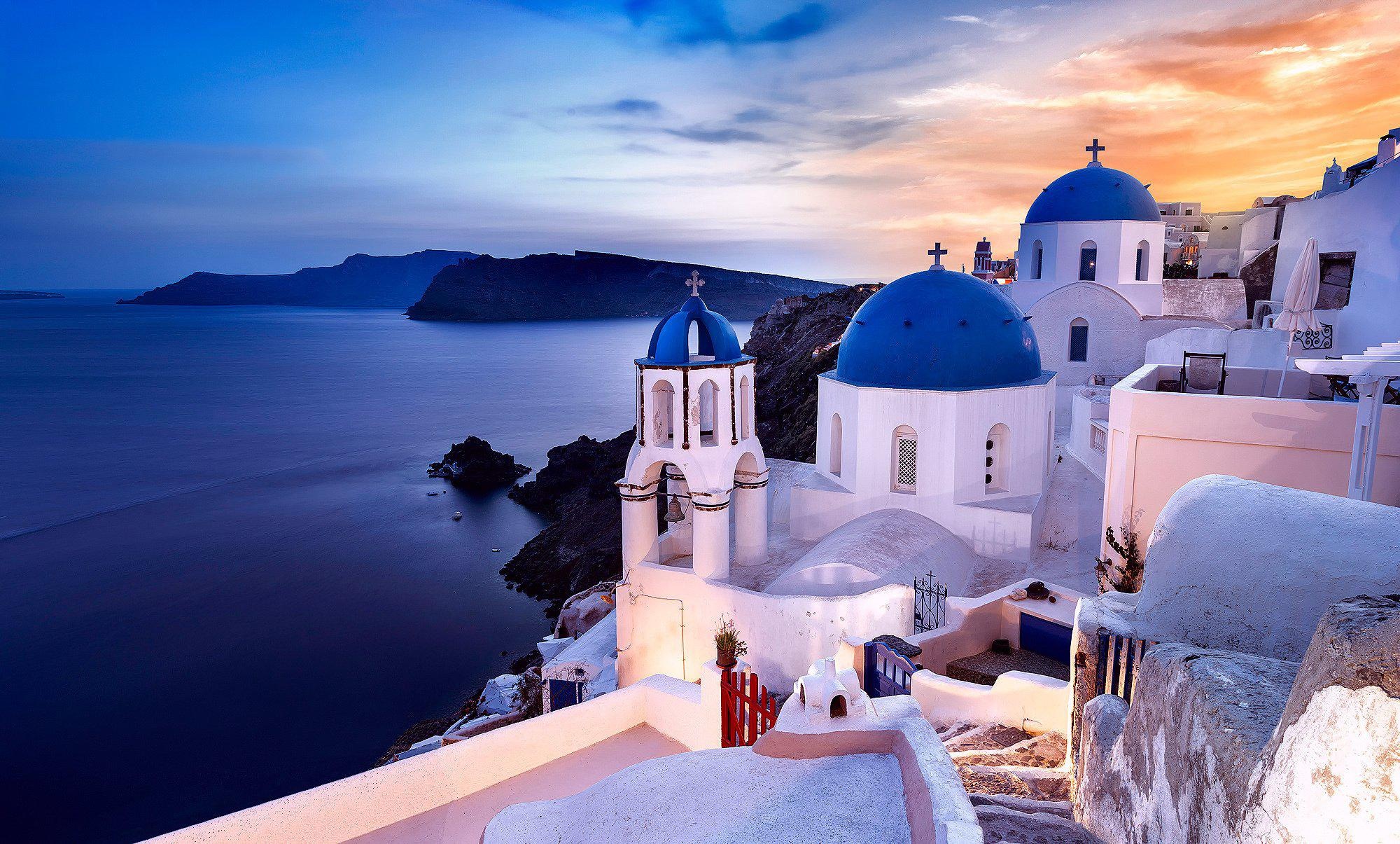 Greek island beauty, Breathtaking wallpapers, Santorini download, Greece travel, 2000x1210 HD Desktop