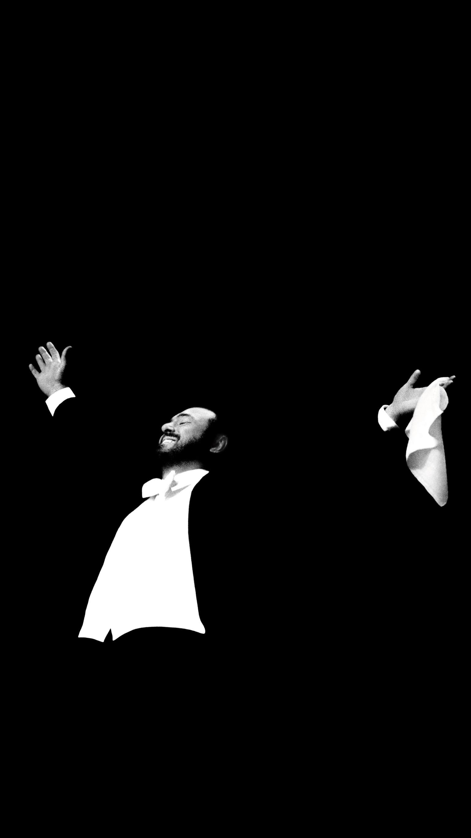 Luciano Pavarotti, Wallpapers, Michelle Anderson, 1540x2740 HD Handy