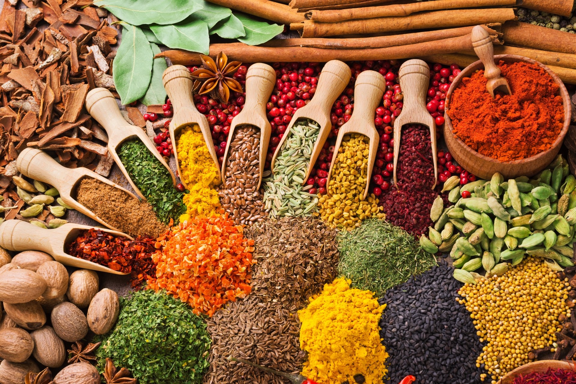 Spices: Herbs, Leafy parts of a plant that are used to add flavor to food. 1920x1290 HD Wallpaper.