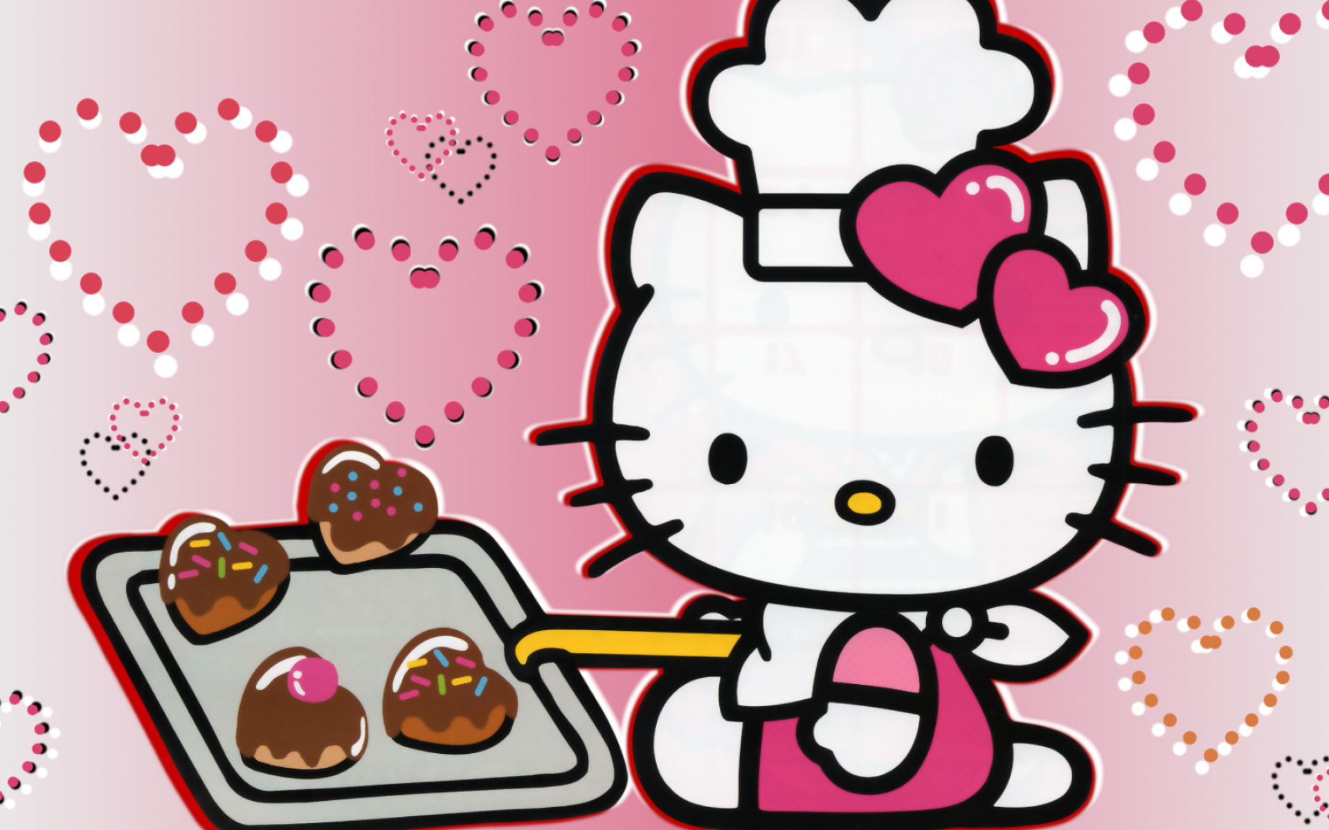 Cookies, Hello Kitty Valentine's Day Wallpaper, 1920x1200 HD Desktop