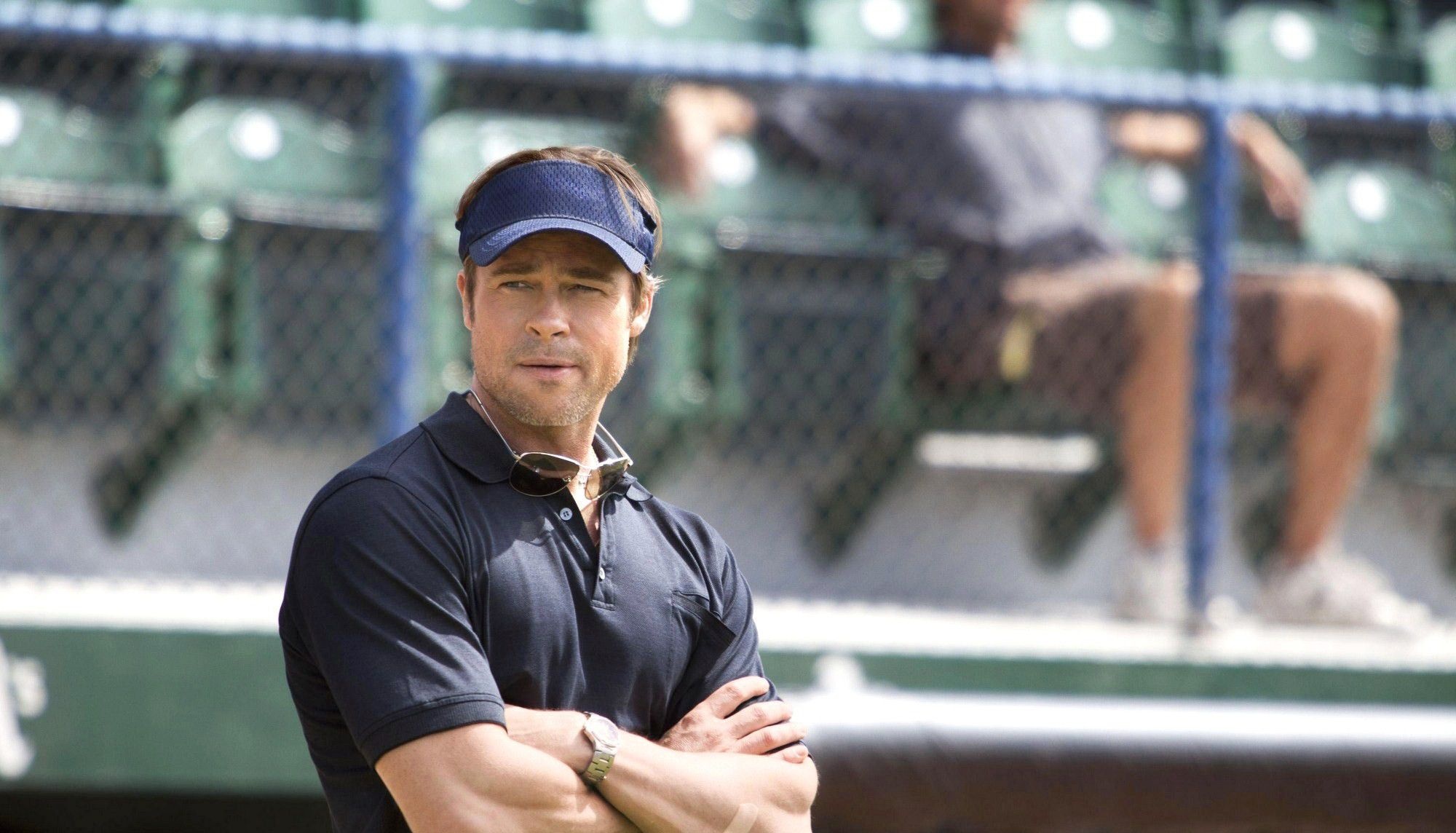 Moneyball: The film follows Oakland Athletics' general manager Billy Beane's attempts to assemble a competitive team. 2000x1150 HD Wallpaper.