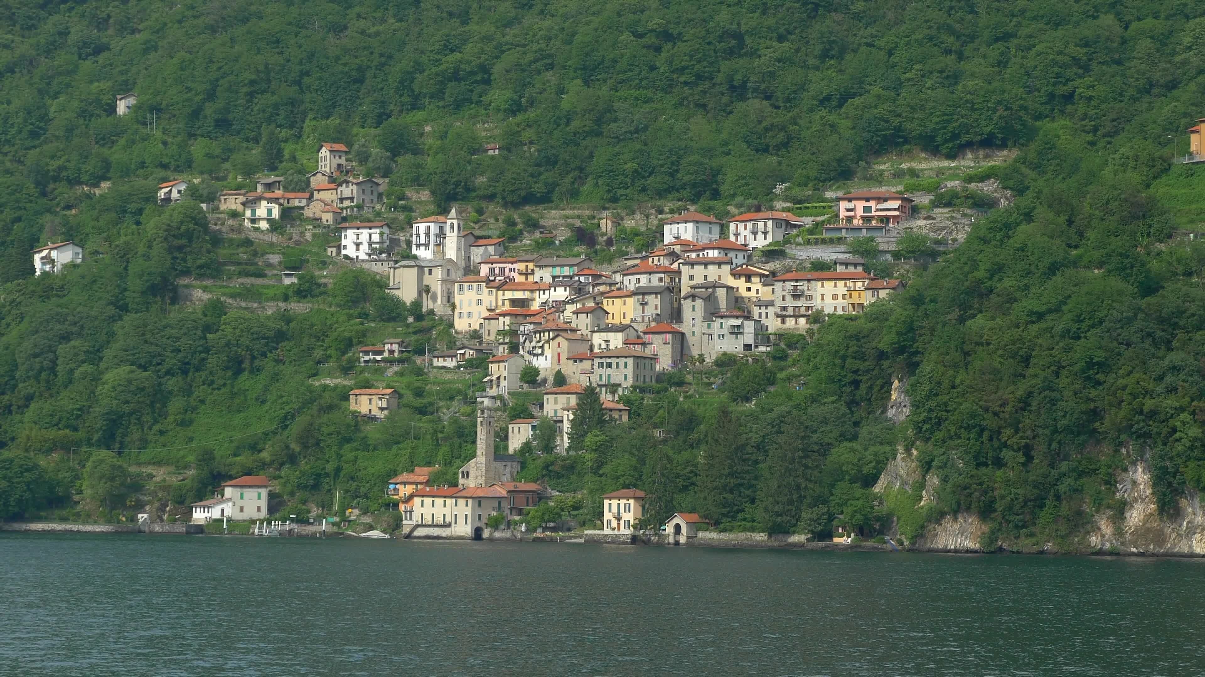 Lake Como, Luxury resort town, Europe, Lake, 3840x2160 4K Desktop