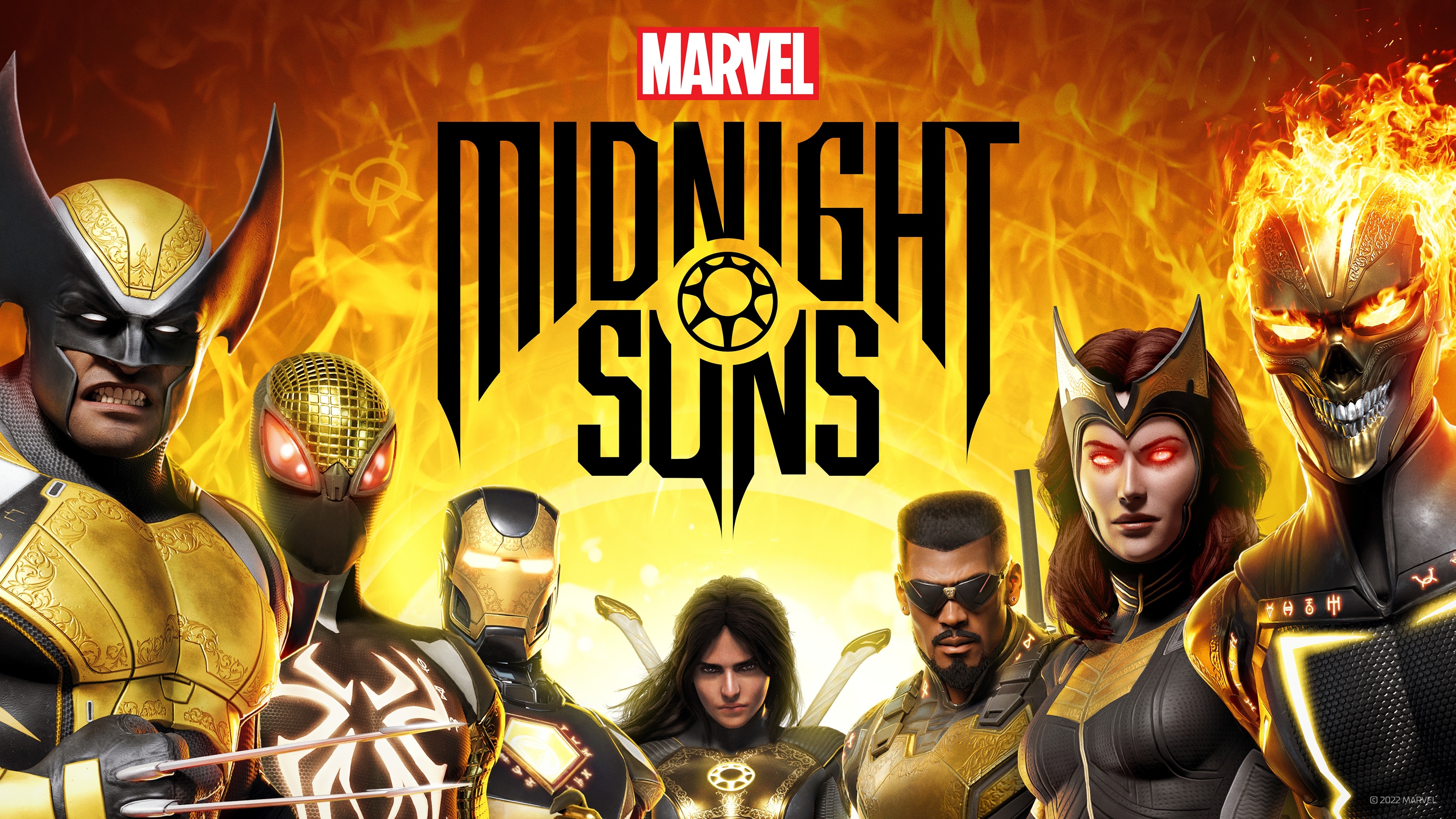 Marvel's Midnight Suns, HD wallpapers, Superhero team, Tactical battles, 3840x2160 4K Desktop