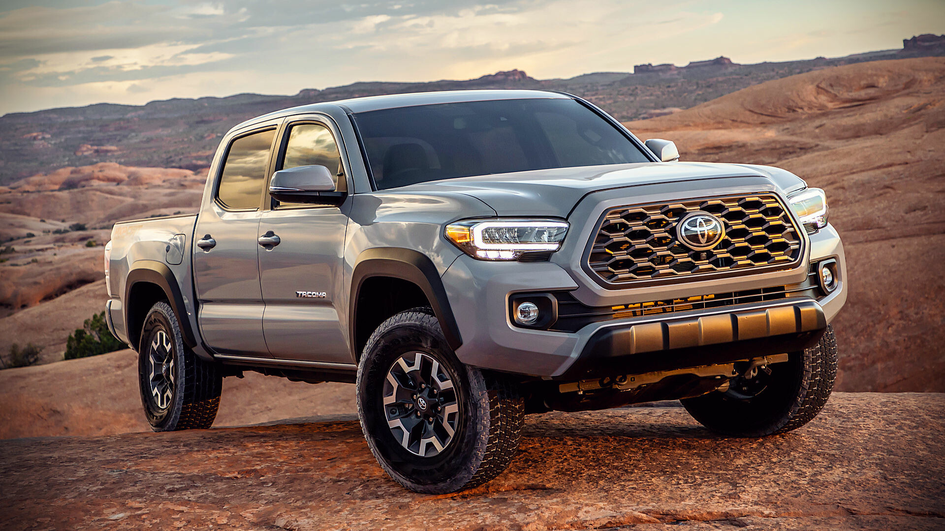 Toyota Tacoma: A TRD Pro version was introduced in late 2016 for the 2017 model year. 1920x1080 Full HD Background.