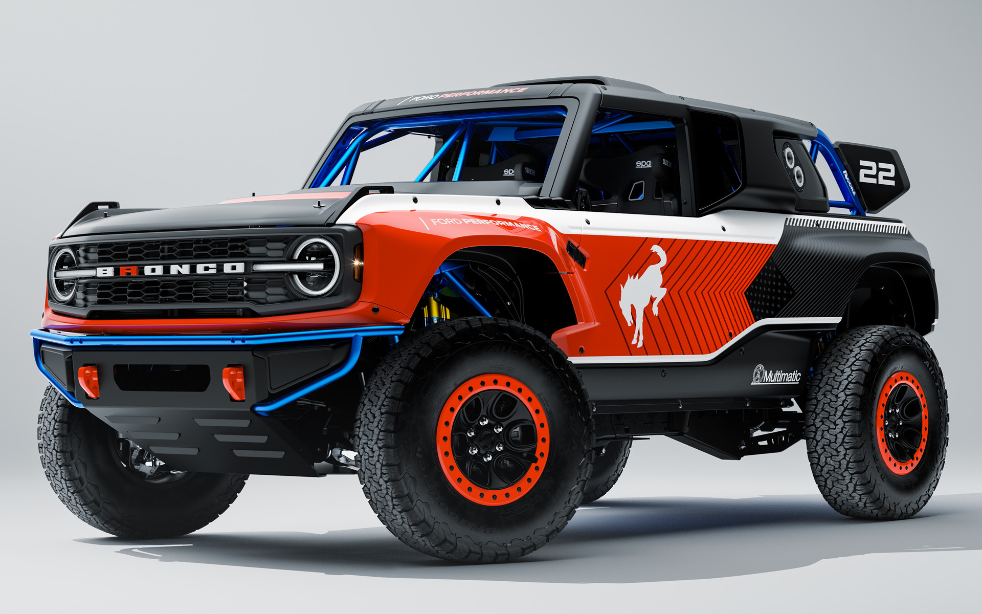 Ford Bronco: The Limited Edition Prototype, Desert Race Truck, Upcoming 2023, Off-road Car. 1920x1200 HD Background.