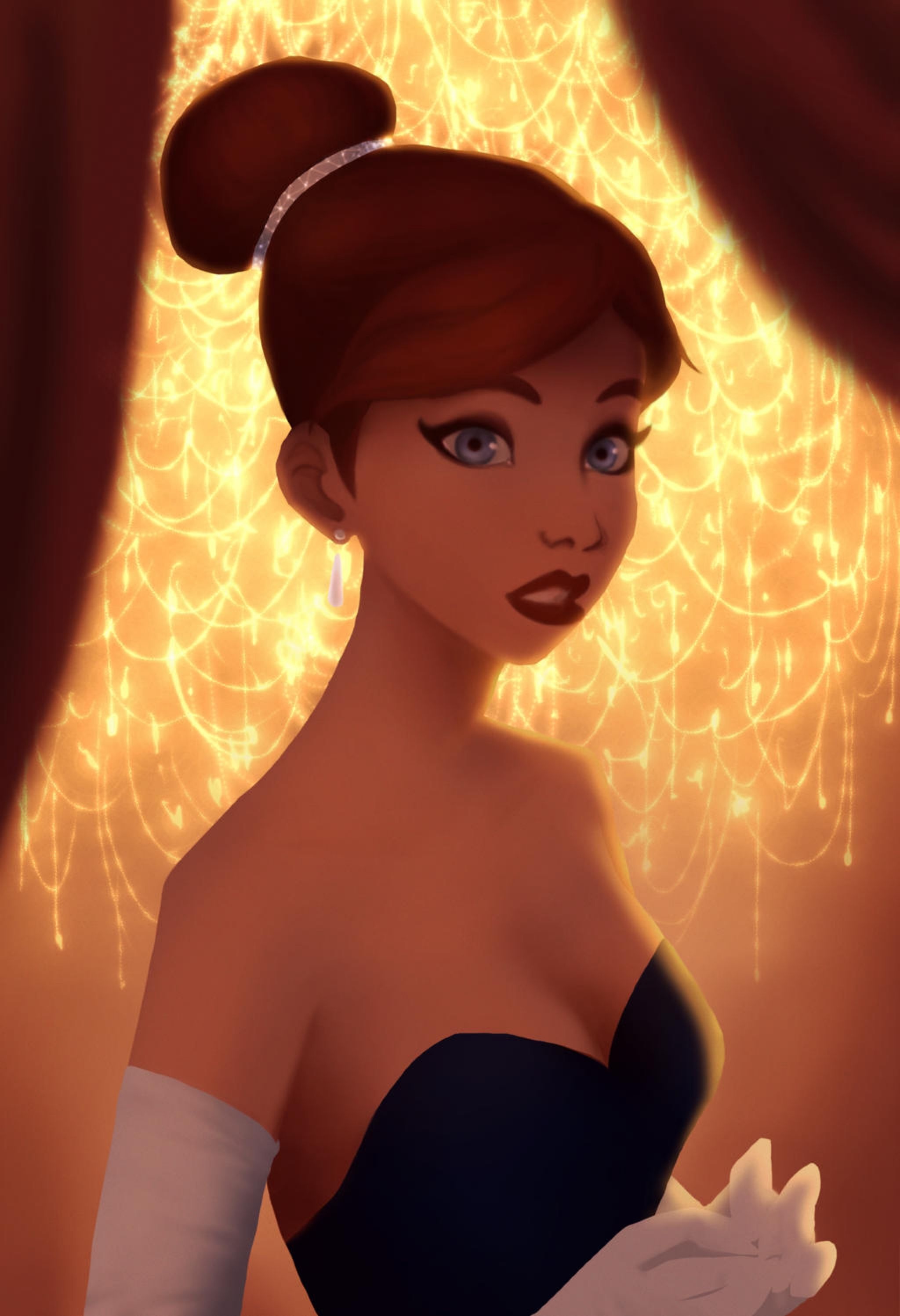 Anastasia, Chwee artwork, Disney princess, Artistic creation, 2050x3000 HD Phone