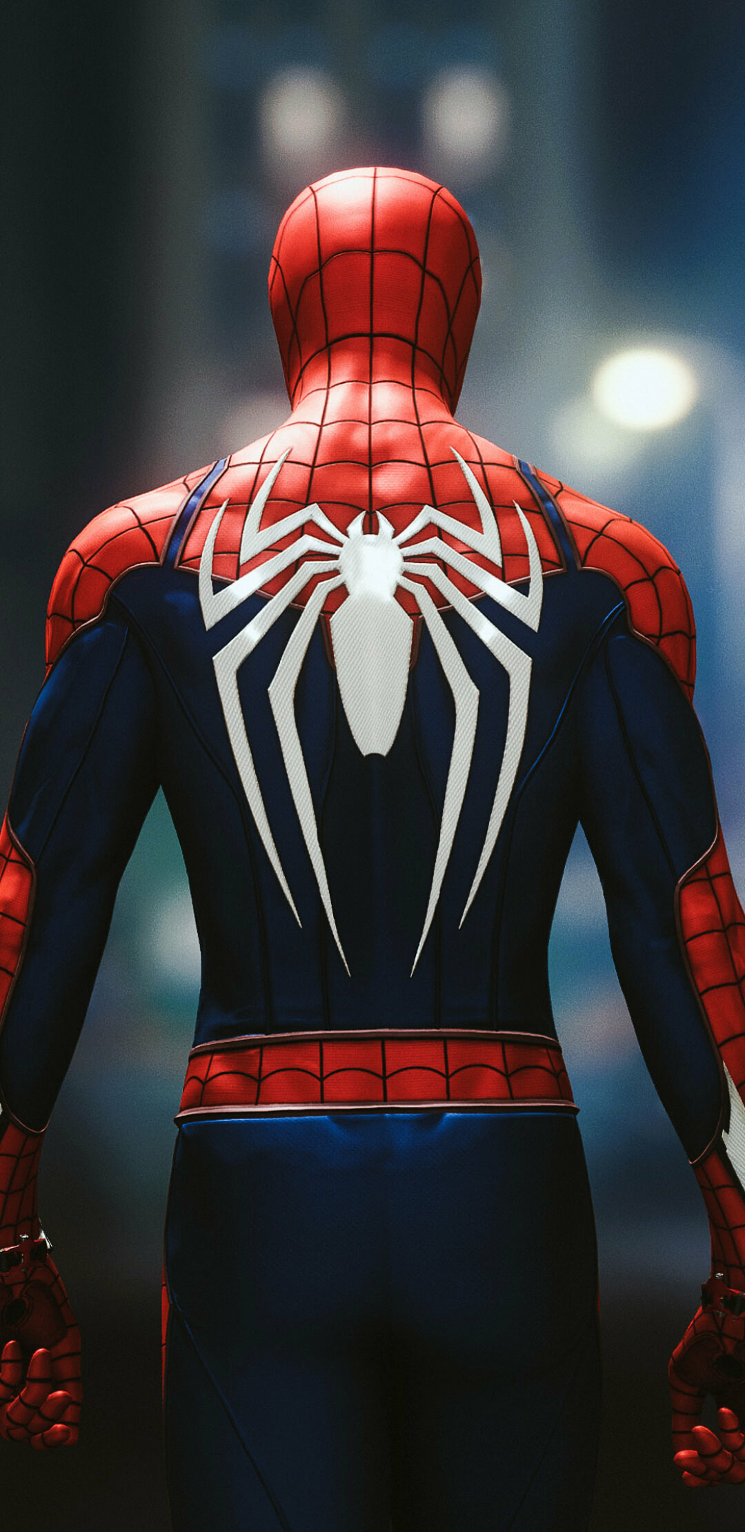 Marvel Heroes: Spider-Man, A superhero with superhuman strength and speed. 1080x2220 HD Background.