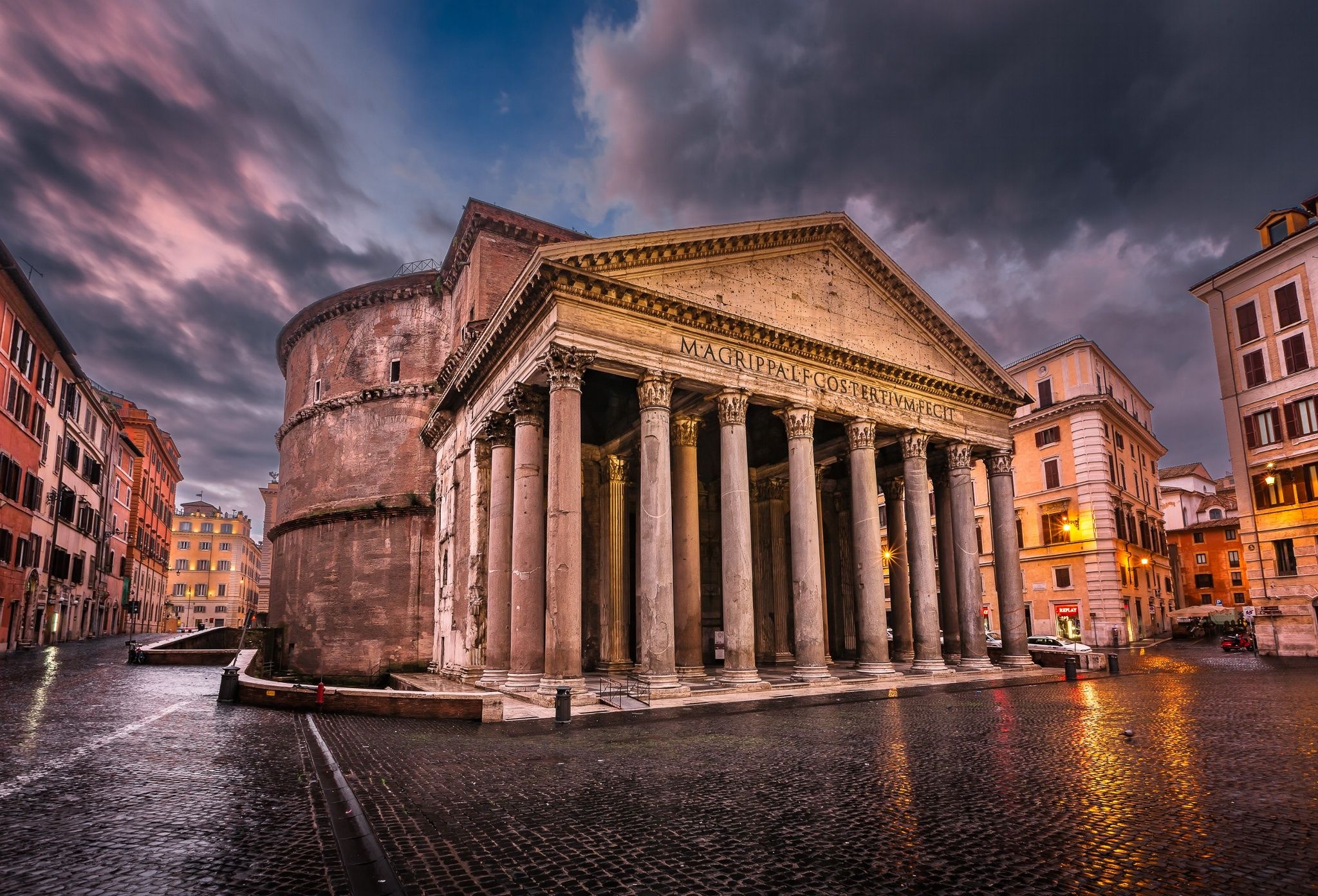 Lazio, Pantheon in Rome, Italy, 2050x1400 HD Desktop