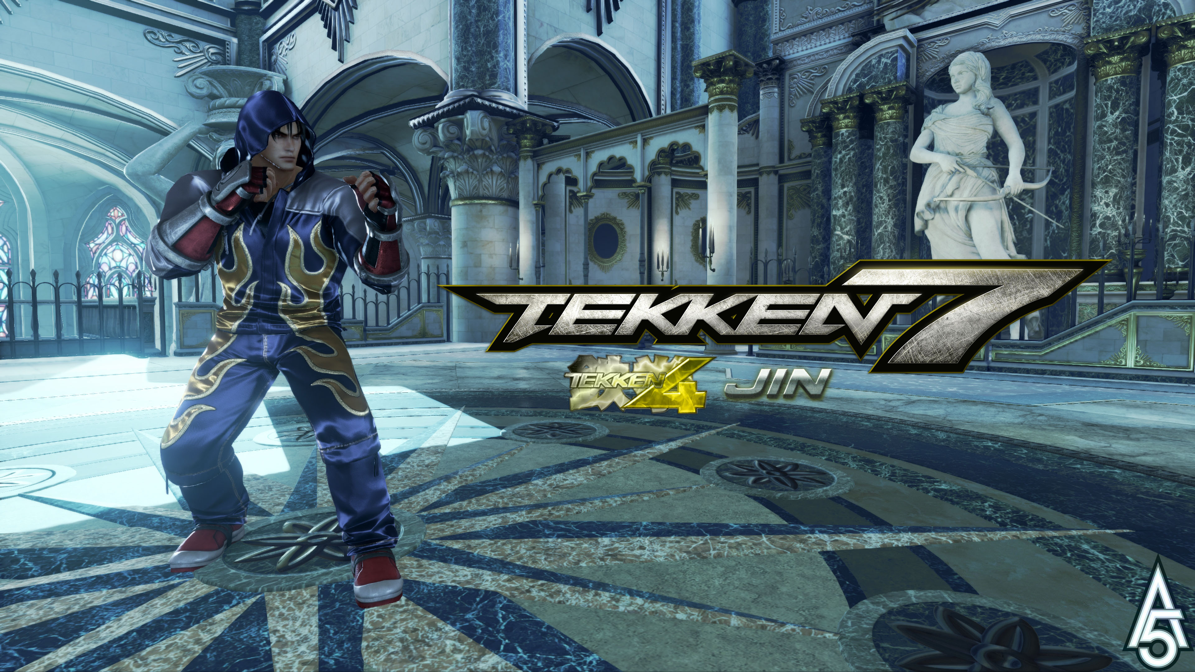 Jin Kazama, Tekken 4, Christopher Mercado, Fighter design, 3840x2160 4K Desktop