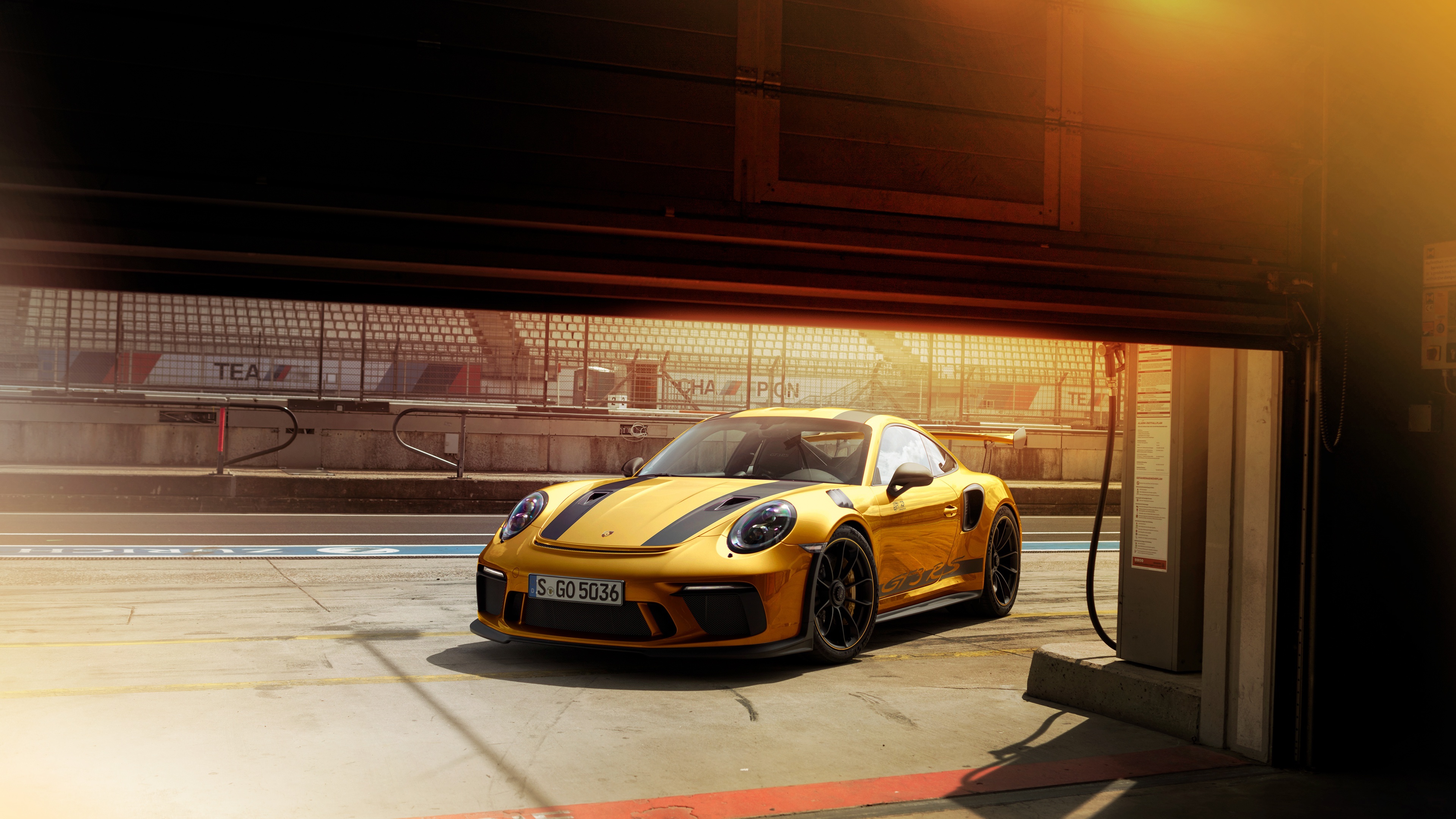 Motorsports: Porsche 911 GT3, A high-performance homologation sports car. 3840x2160 4K Wallpaper.