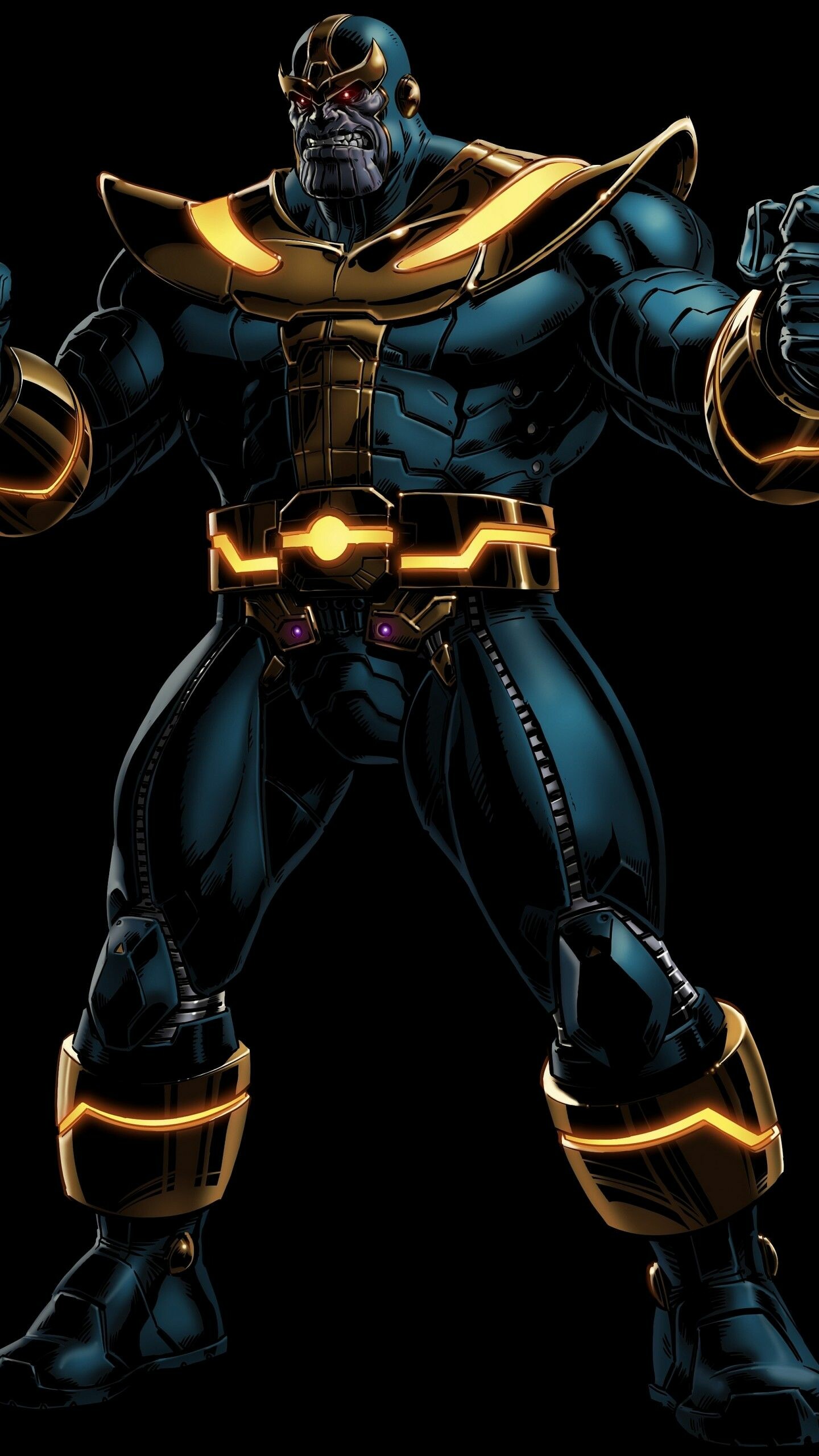 Marvel Villain: Thanos, First appeared in The Invincible Iron Man #55. 1440x2560 HD Wallpaper.
