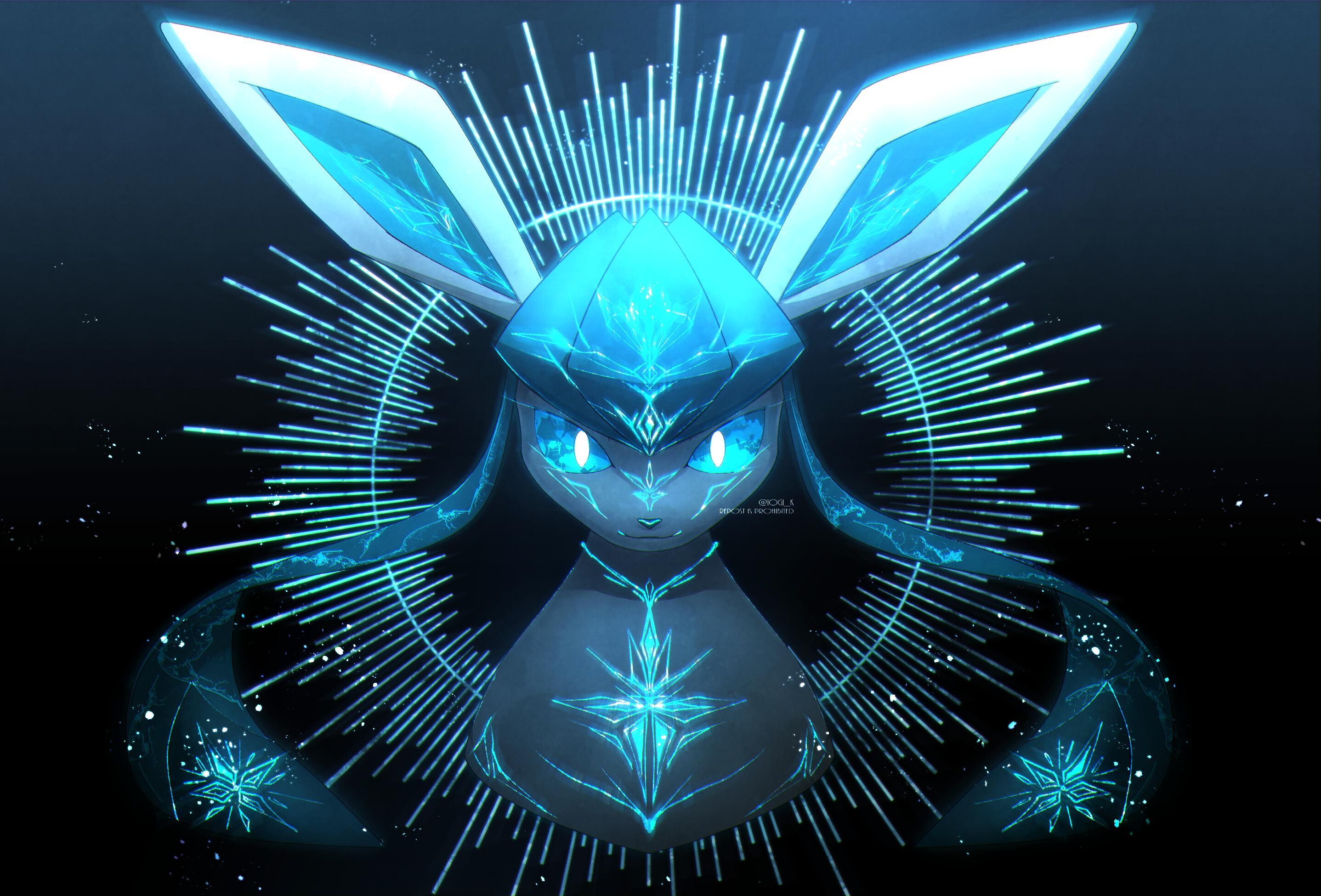 Glaceon: Pokemon with a base experience yield of 196, Evolving from Eevee which costs 25 Candy. 2880x1950 HD Wallpaper.