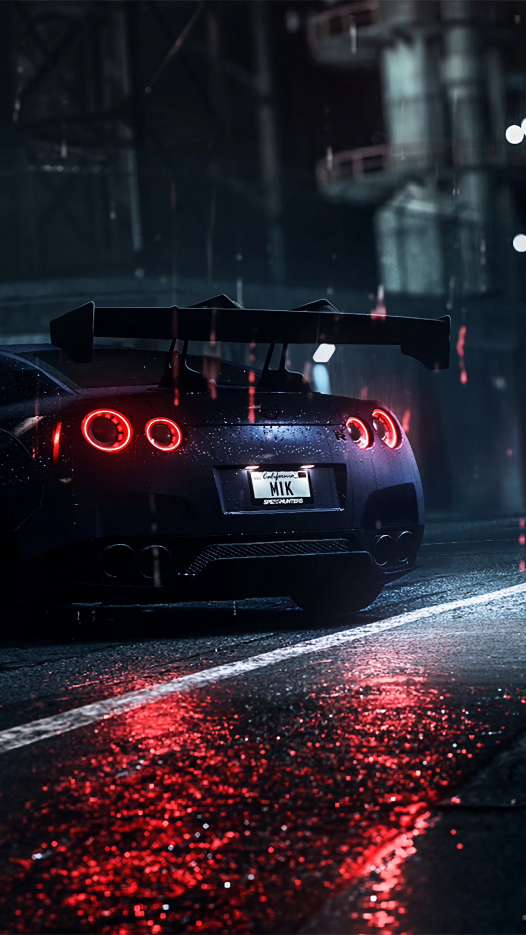 Nissan GT-R, Art-inspired wallpaper, Exquisite Sony Xperia background, Sports car masterpiece, 2160x3840 4K Phone