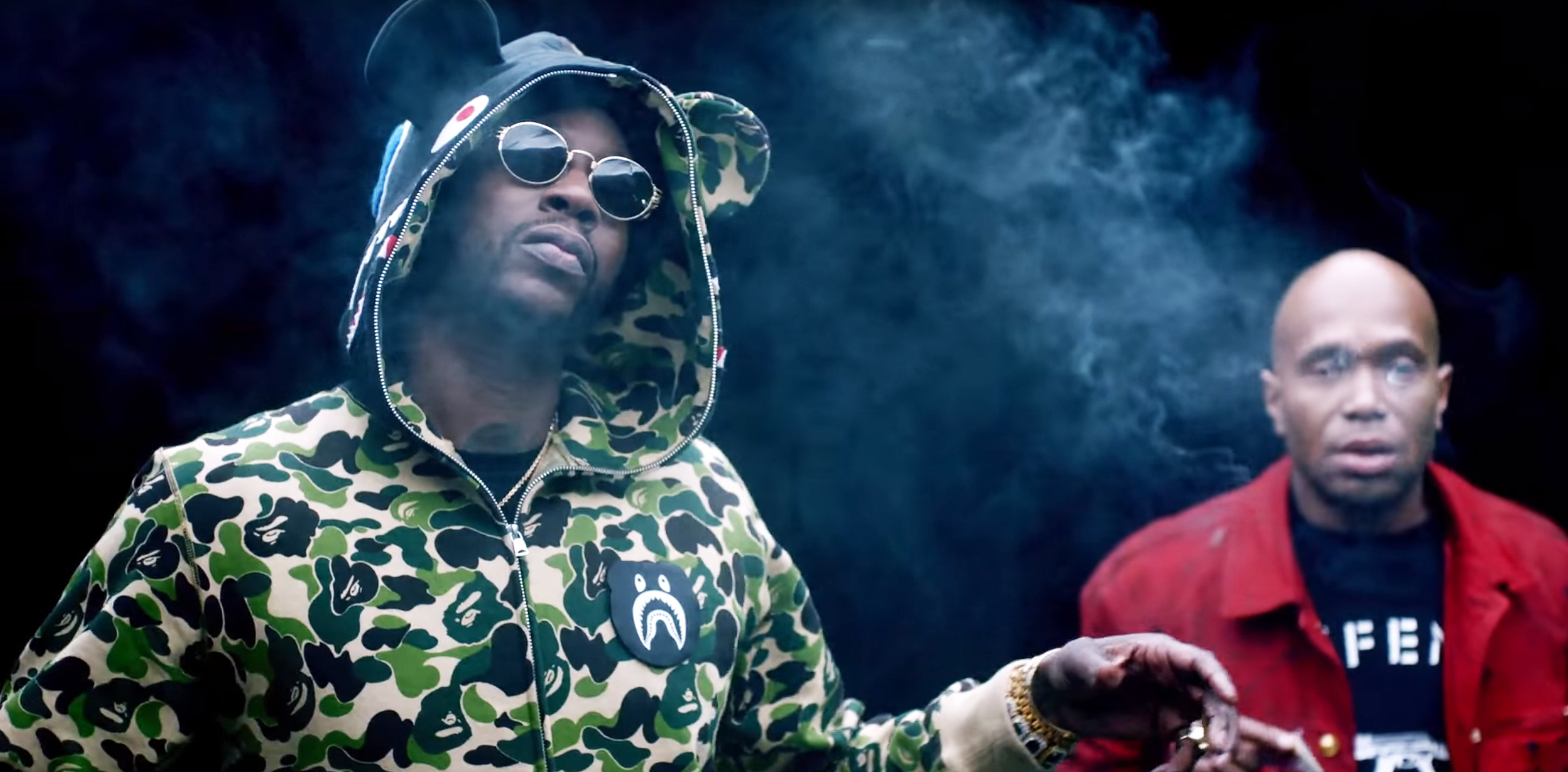 2 Chainz, Goofy watch out video, Rolling Stone, Multiple characters, 2560x1260 Dual Screen Desktop