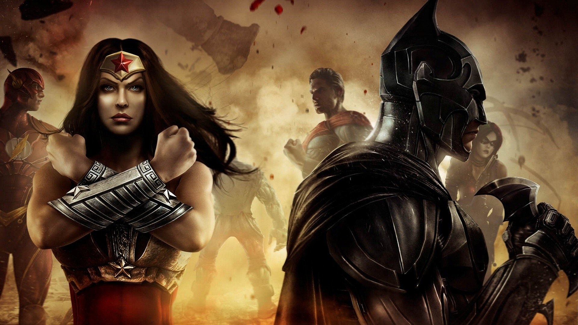 Wonder Woman and Batman, Injustice: Götter unter uns Wallpaper, 1920x1080 Full HD Desktop