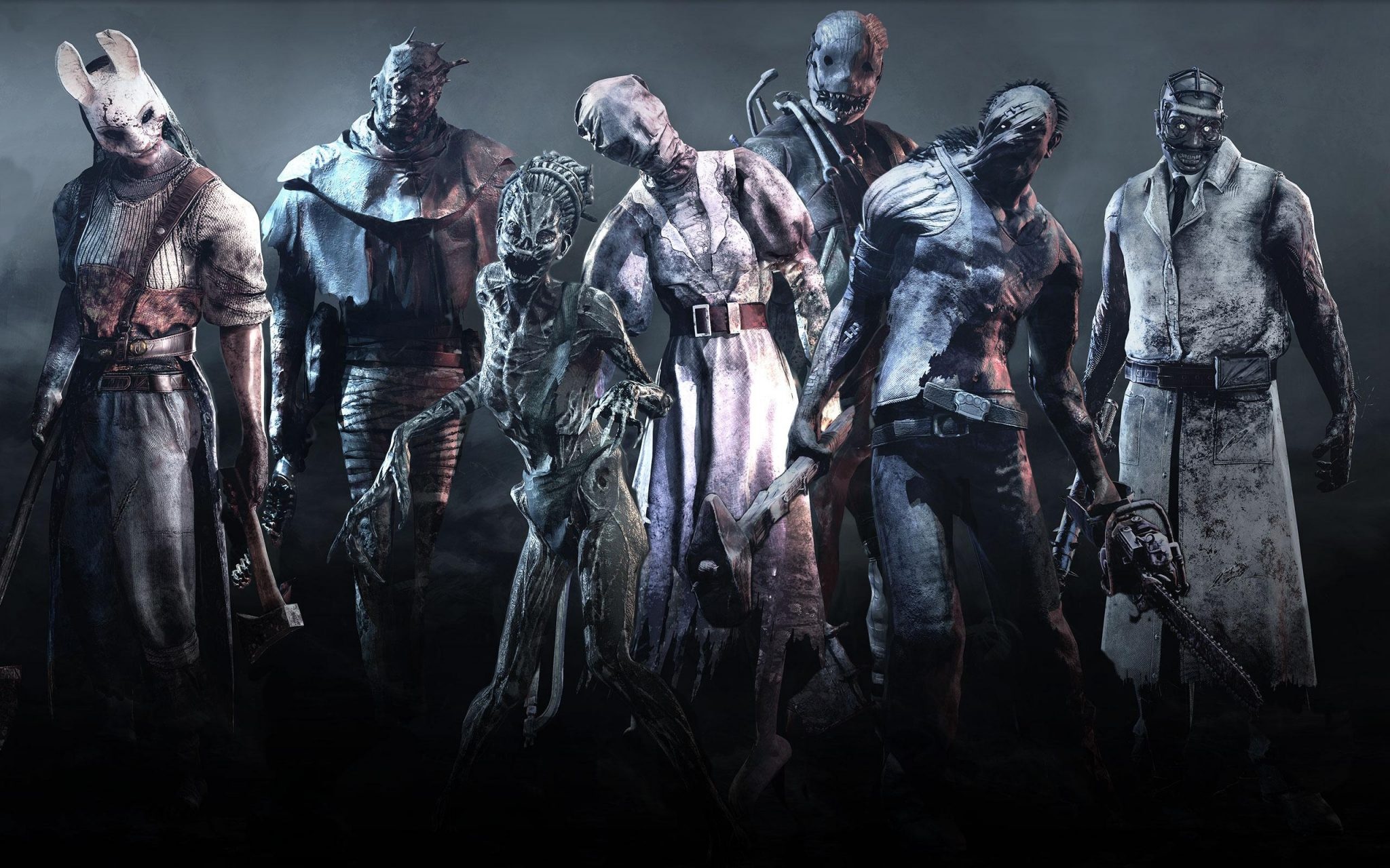 Dead by Daylight examining, Multiplayer slasher game, Bloody Disgusting, Horror survival, 2050x1280 HD Desktop