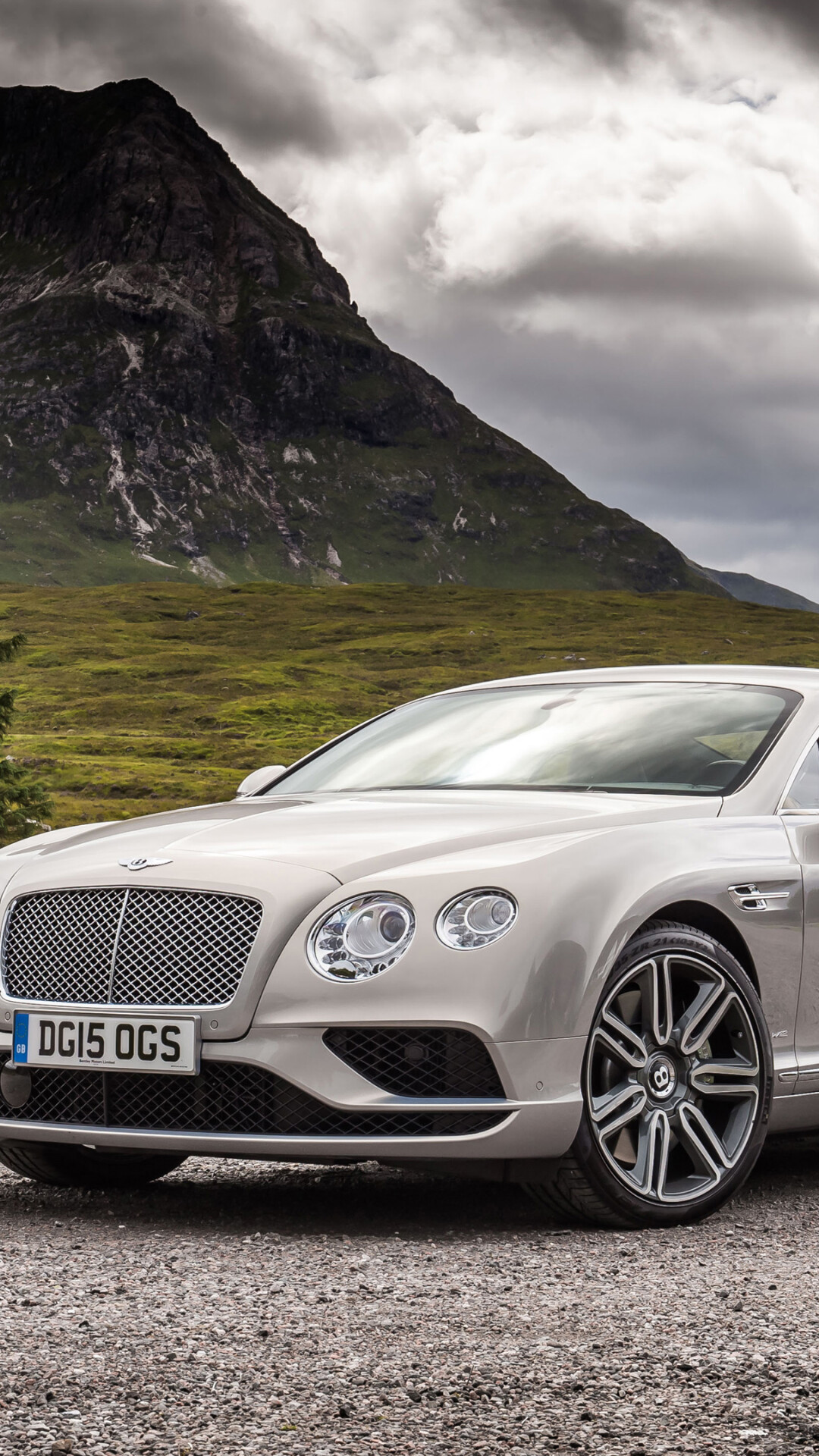 Bentley, Bentley Continental GT UK spec, 2015, Captivating beauty, 1080x1920 Full HD Phone