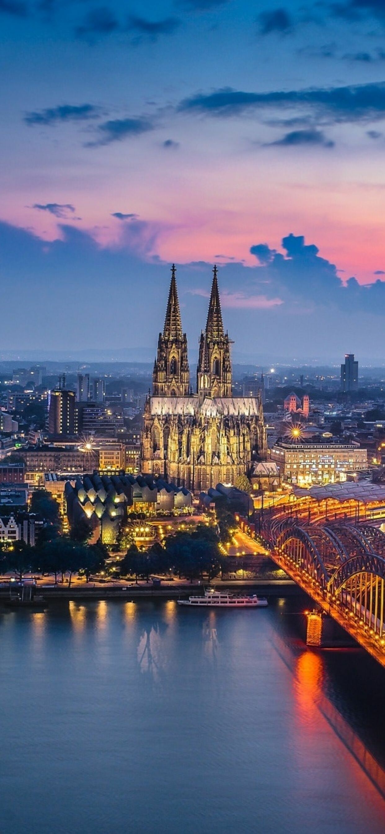 German desktop wallpapers, Iconic landmarks, Picturesque cities, Cultural pride, 1250x2690 HD Phone
