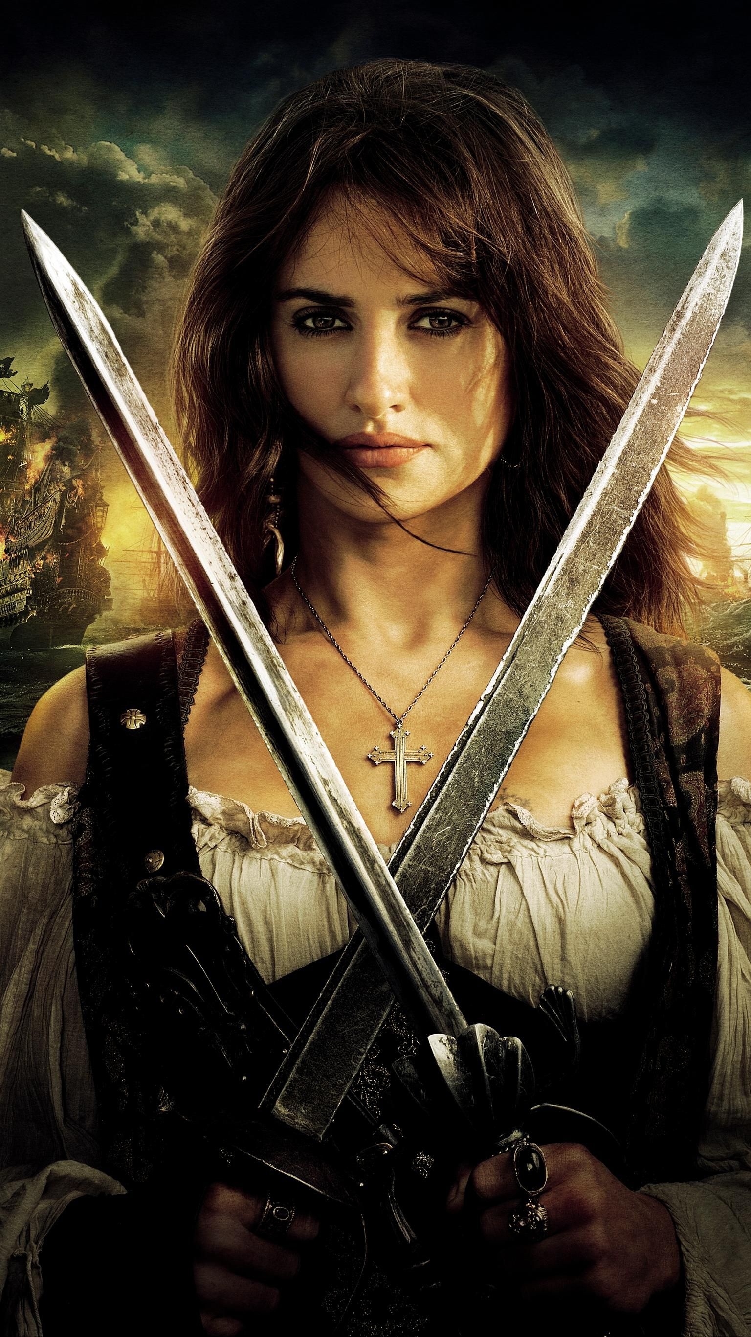 Penelope Cruz, Pirates of the Caribbean, On Stranger Tides, 1540x2740 HD Handy
