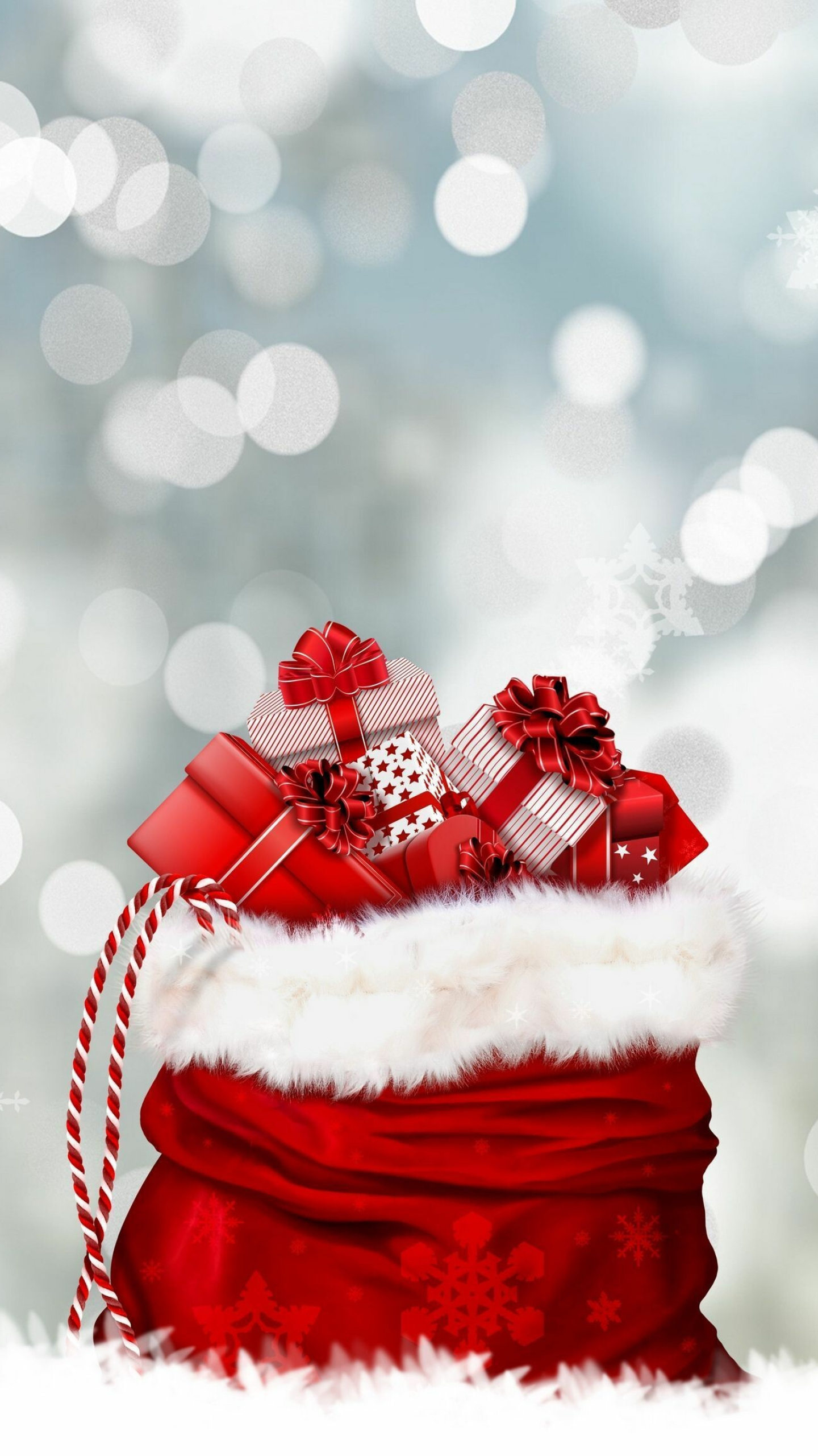 Christmas Gifts: An item given to someone without the expectation of payment on holidays. 1440x2560 HD Wallpaper.