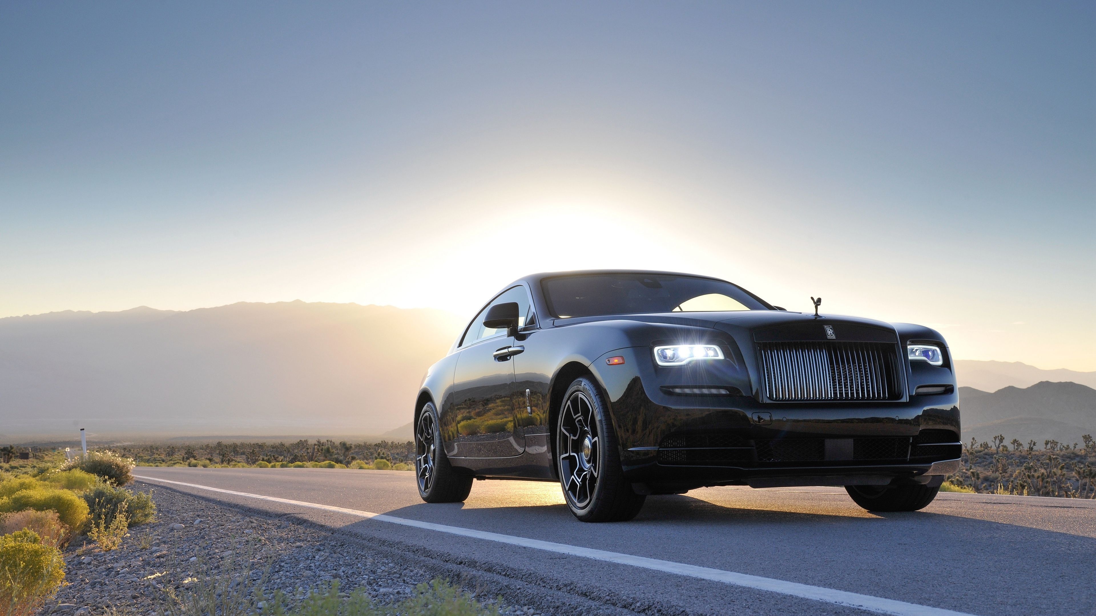 Rolls-Royce Wraith, Opulent car, Unmatched luxury, Exquisite details, 3840x2160 4K Desktop