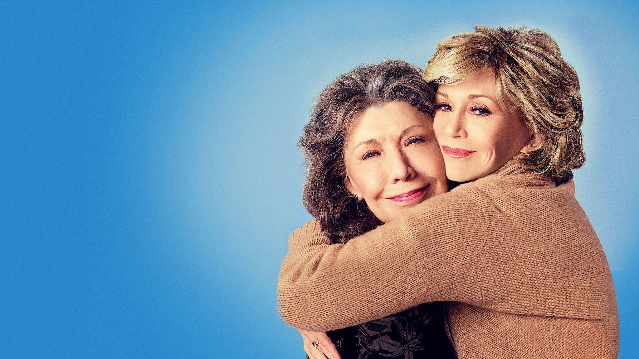 Grace and Frankie, Heartwarming and funny, Iconic duo, 2050x1160 HD Desktop