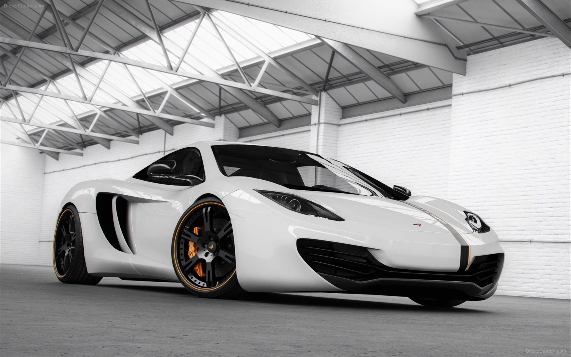 McLaren 12C, White cars drive, Luxury sport cars, 1920x1200 HD Desktop