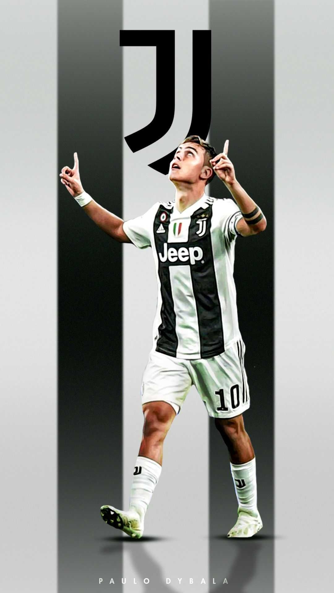 Dybala: An Argentinian footballer who is renowned for his impeccable style of play and the ability to score goals. 1080x1920 Full HD Wallpaper.