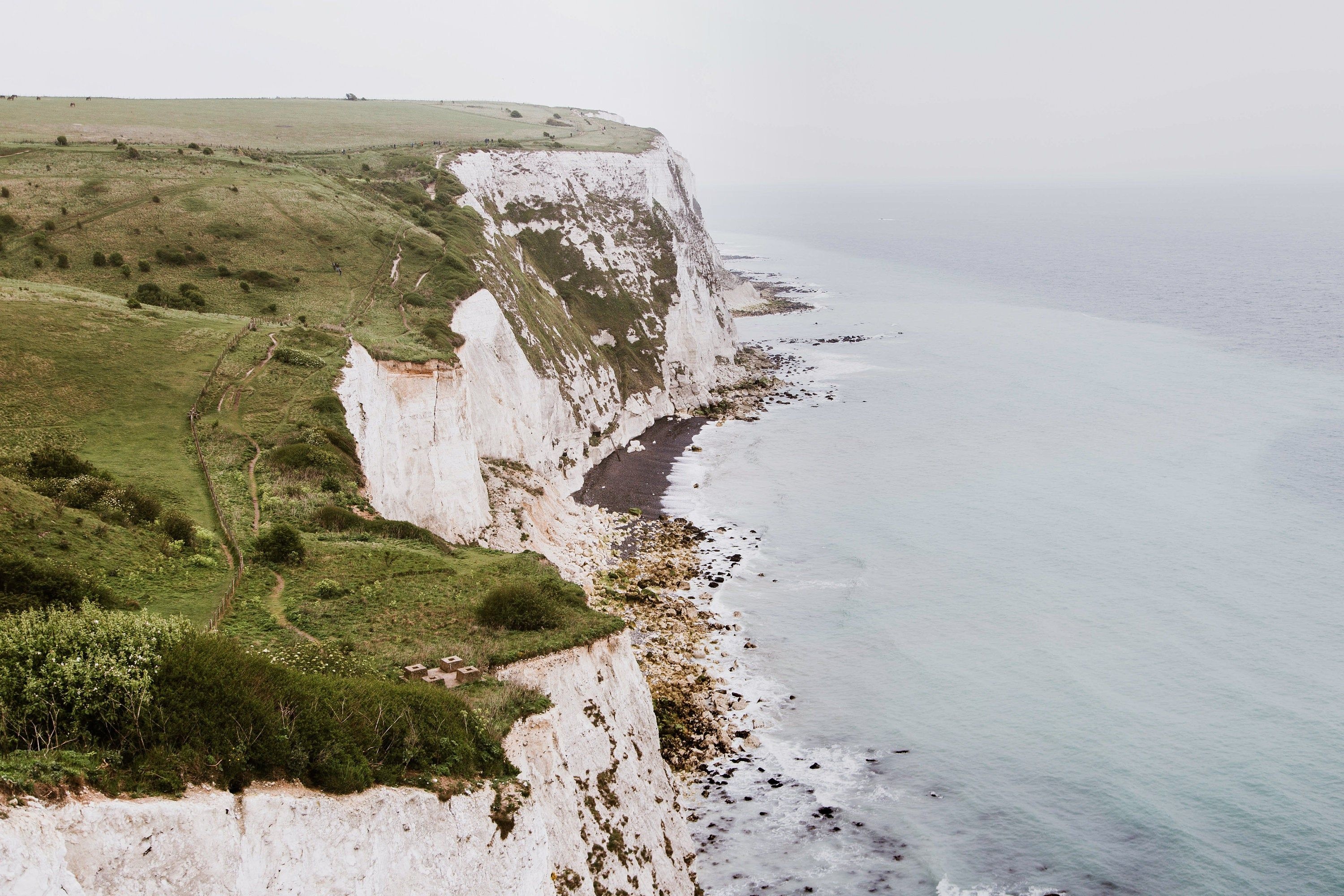 White Cliffs of Dover, Photography print, Travel photography, Coastal view, 3000x2000 HD Desktop
