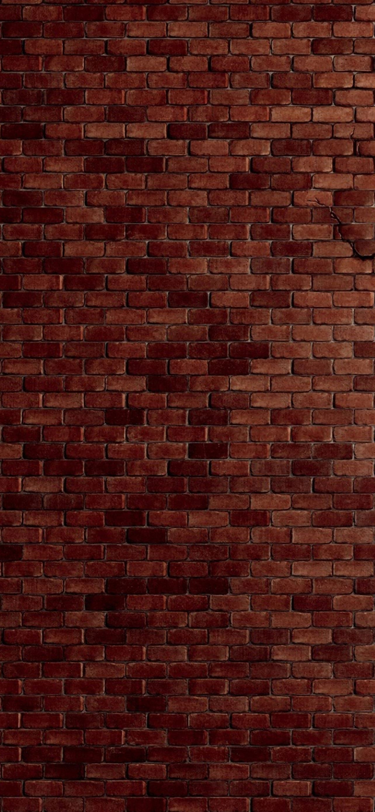 Brick wallpaper, iPhone backgrounds, Free download, Rustic vibes, 1290x2780 HD Handy