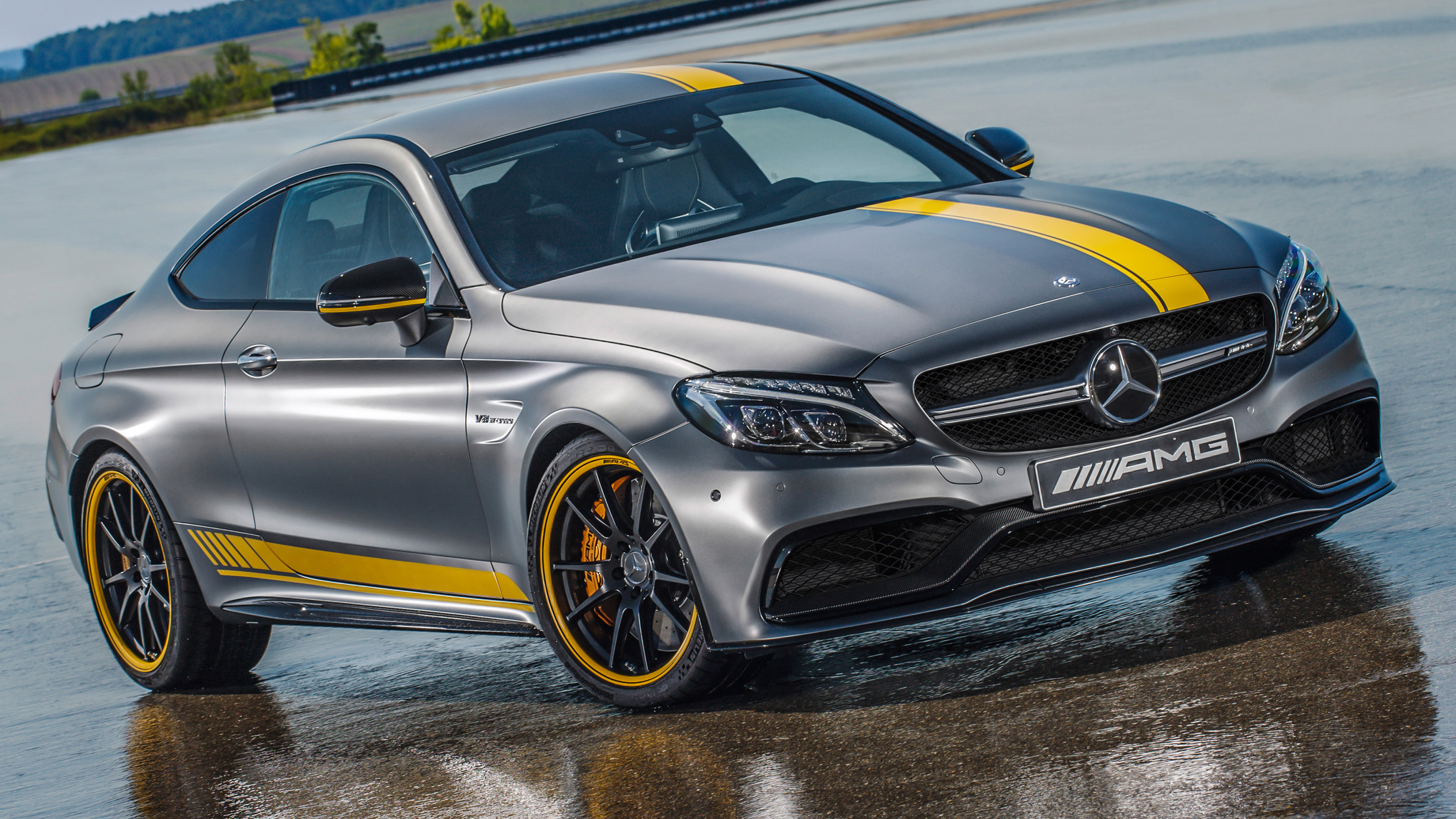 Mercedes-Benz C-Class, Coupe cars, Desktop wallpapers, 4k ultra hd, 3840x2160 4K Desktop