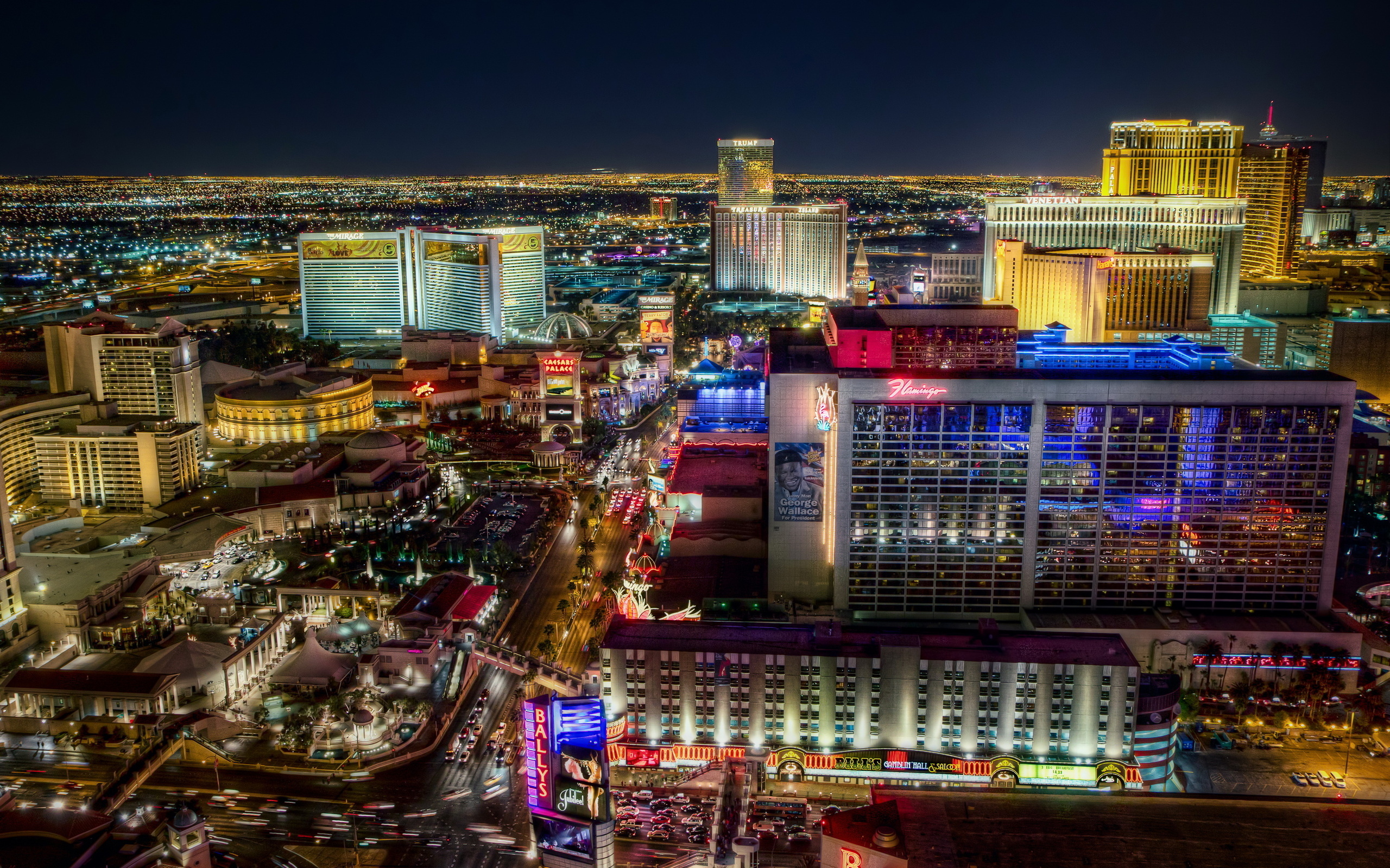 Las Vegas Strip, Contact briefumschlag strahl, Wallpaper, 2560x1600 HD Desktop