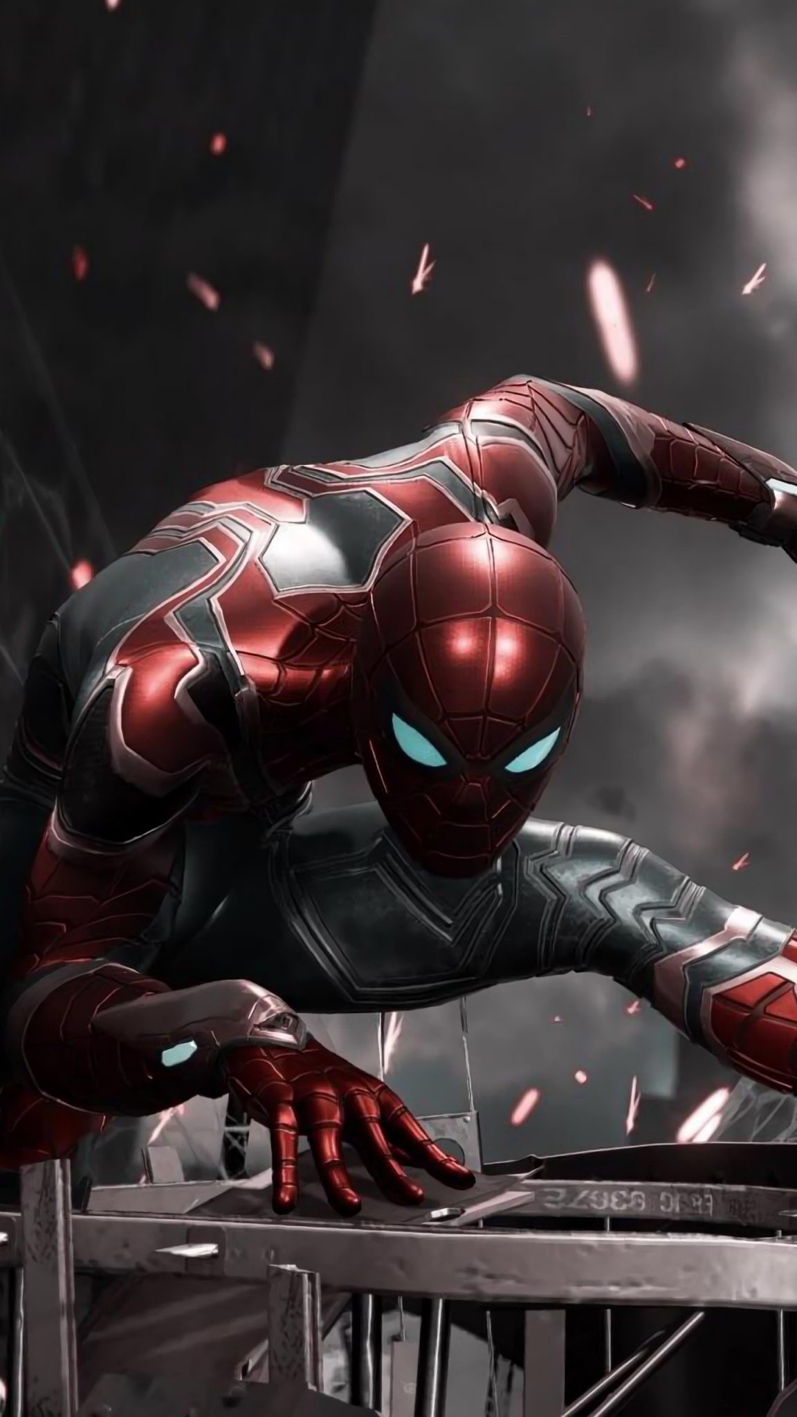 Iron Spider, iPhone wallpapers, Spiderman suit, Artistic designs, 1160x2050 HD Phone