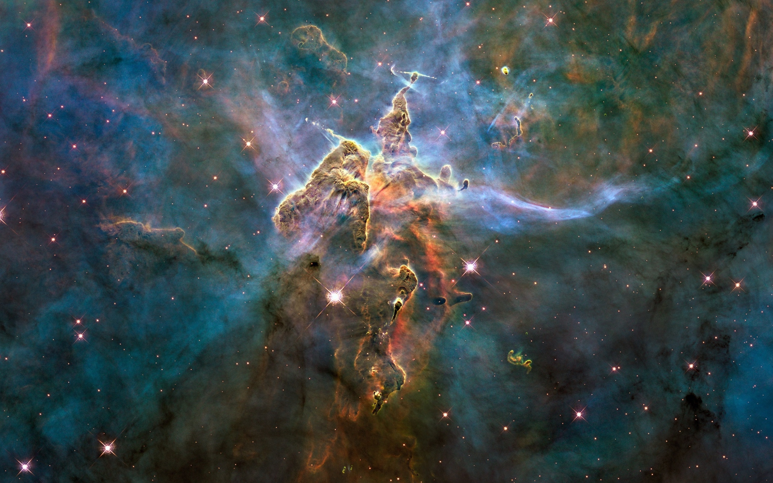 Carina Nebula, HD wallpapers, Backgrounds, Cosmic cliffs, 2560x1600 HD Desktop
