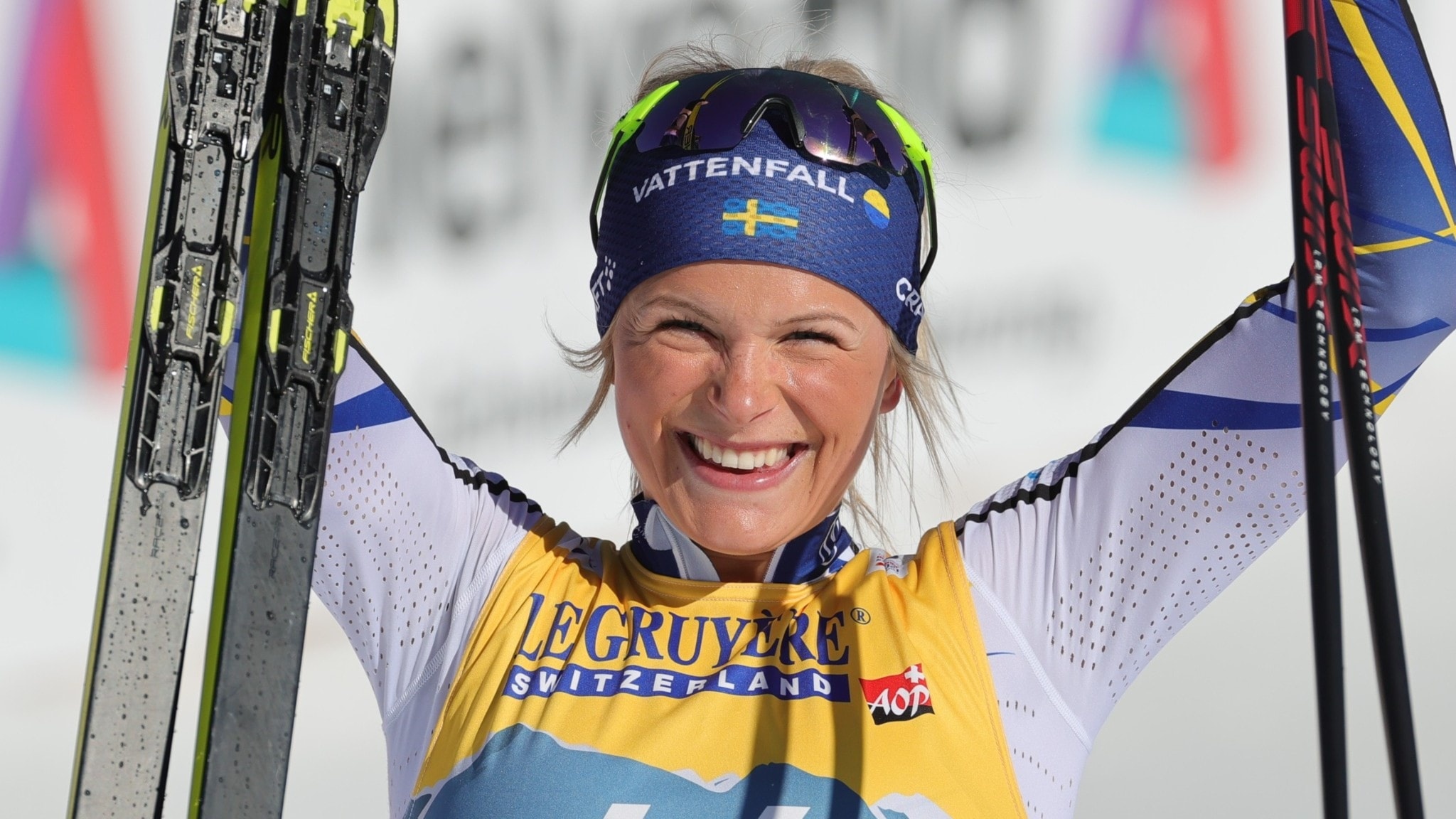 Frida Karlsson, World ski championships, Nord news, 2050x1160 HD Desktop