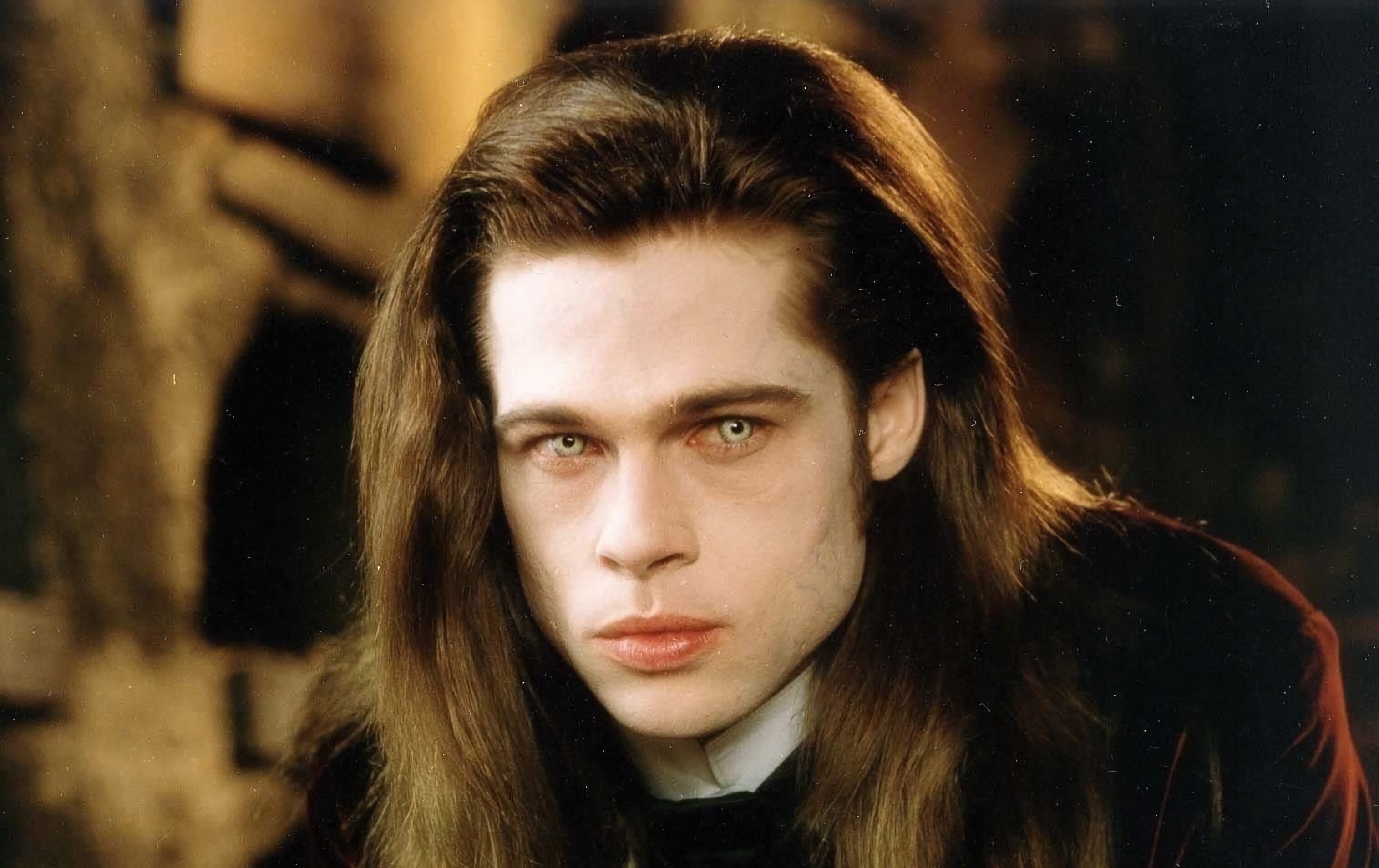 Brad Pitt, Louis de Pointe du Lac, Interview with the Vampire, Gothic horror, 3030x1910 HD Desktop
