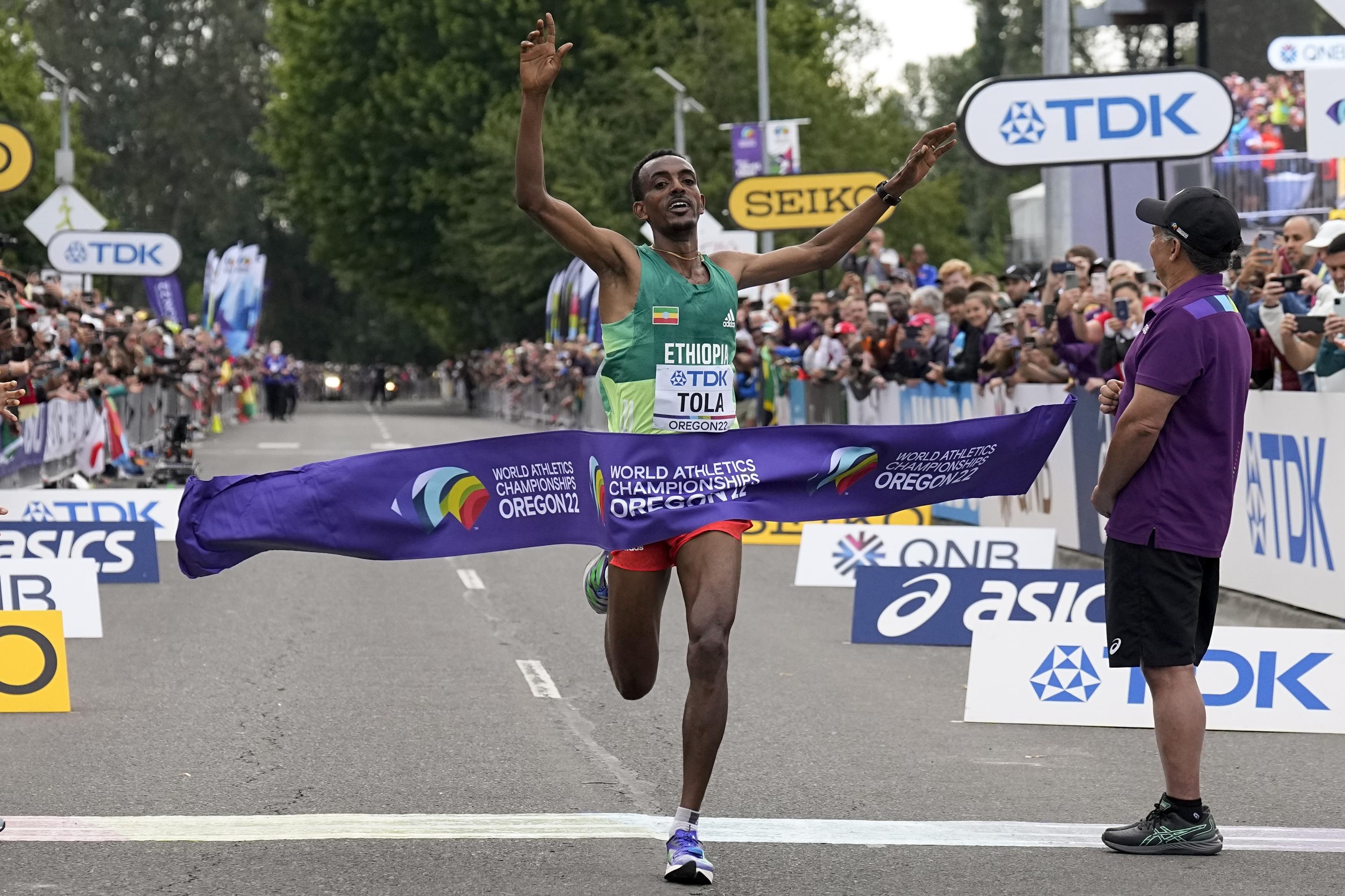 Tamirat Tola, Ethiopia, 1 2 finish, Marathon at worlds, 3000x2000 HD Desktop