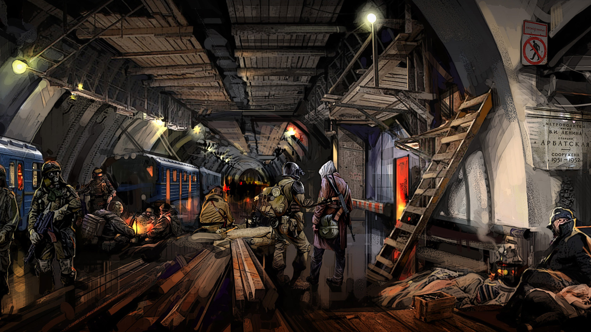 Metro 2033, Post-apocalyptic adventure, Free wallpaper, Atmospheric environment, 1920x1080 Full HD Desktop