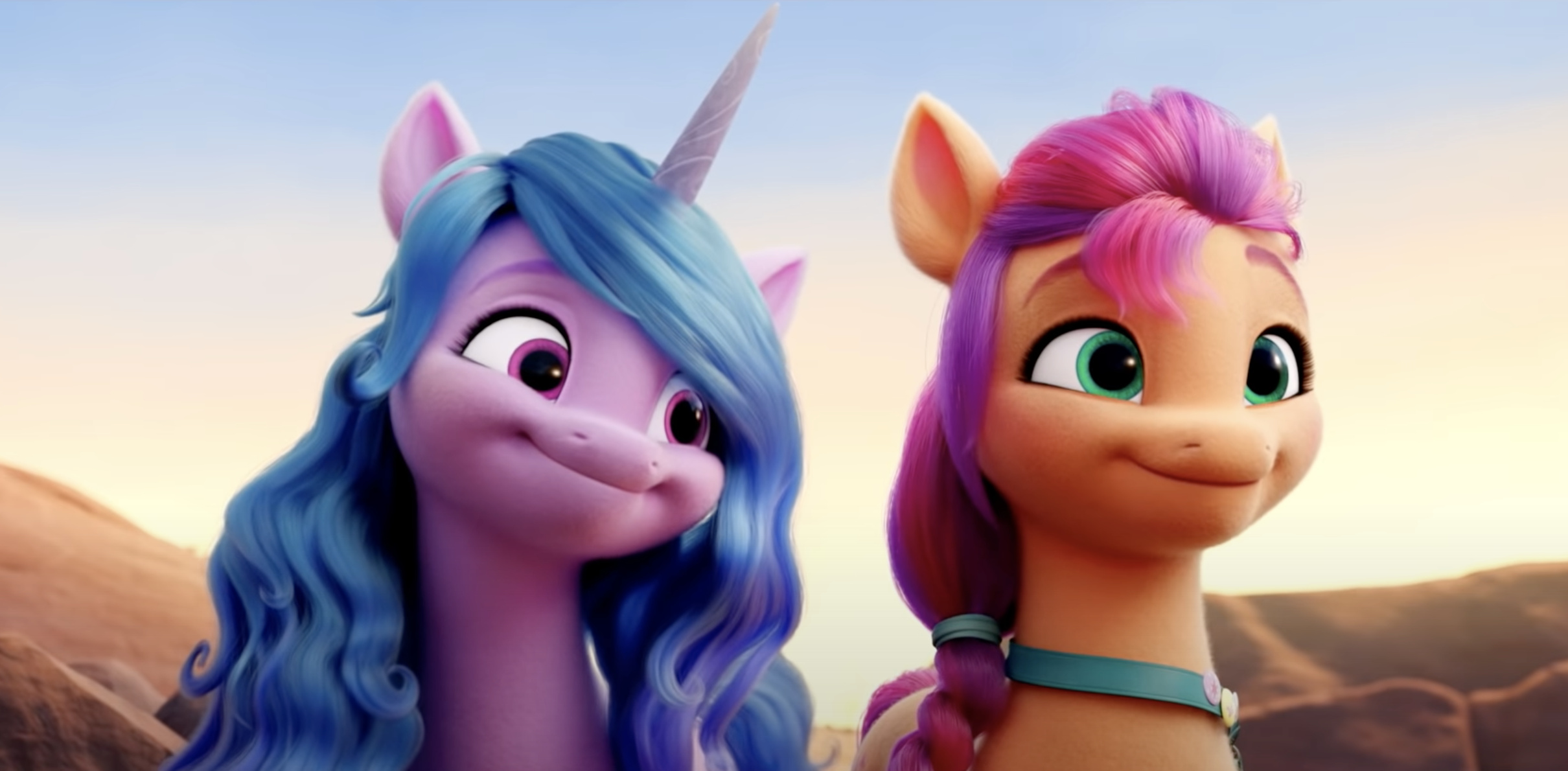 My Little Pony: A New Generation, Beloved franchise, Sparkling adventure, Magical ponies, 2420x1190 Dual Screen Desktop