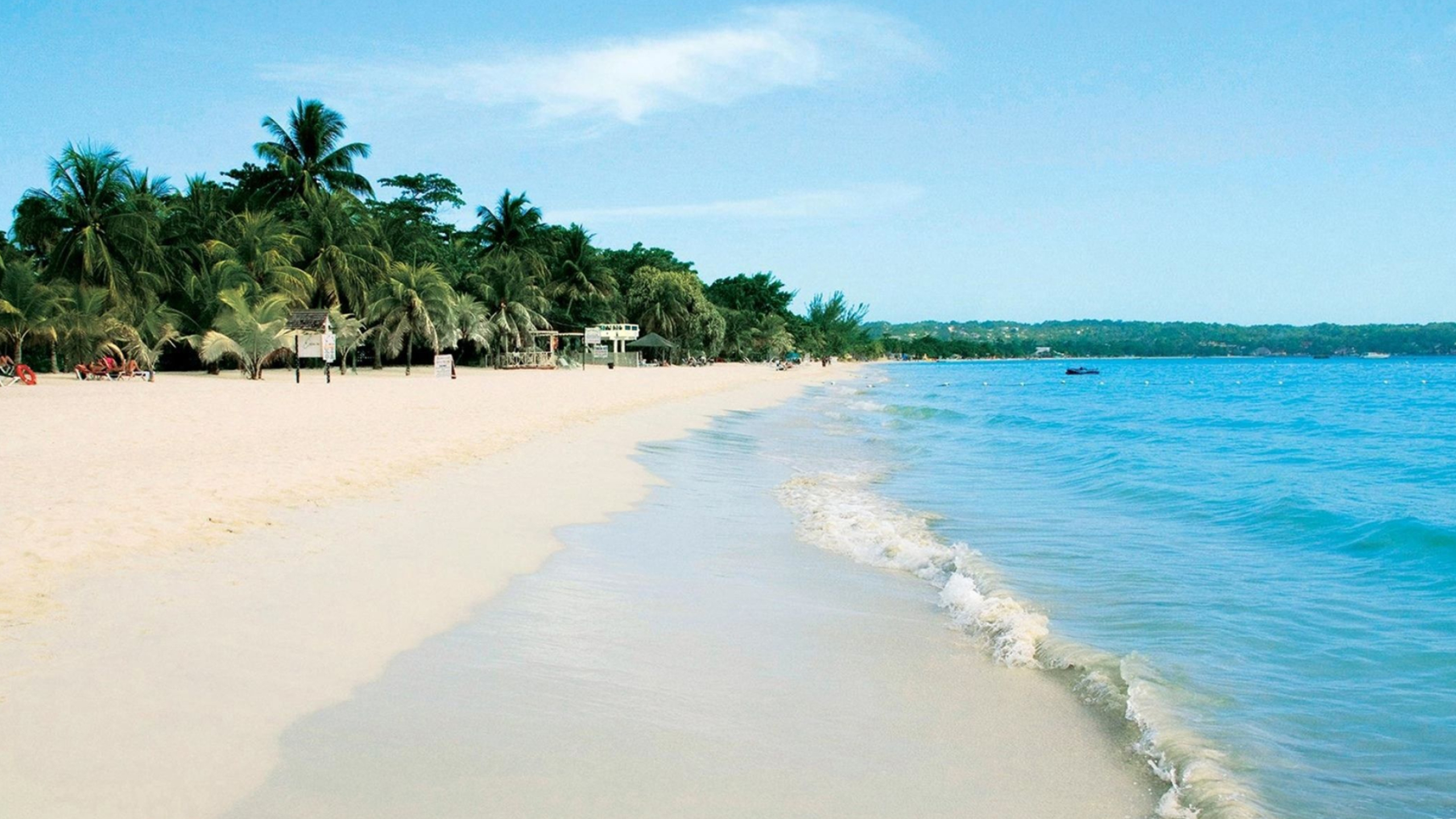 Jamaica beach desktop wallpapers, Coastal landscapes, Beach relaxation, Tropical getaway, 2560x1440 HD Desktop