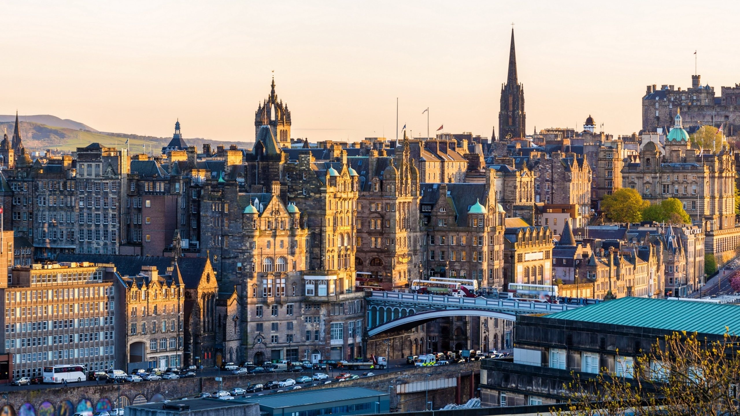 Edinburgh, Scotland, Travels, Background, 2560x1440 HD Desktop