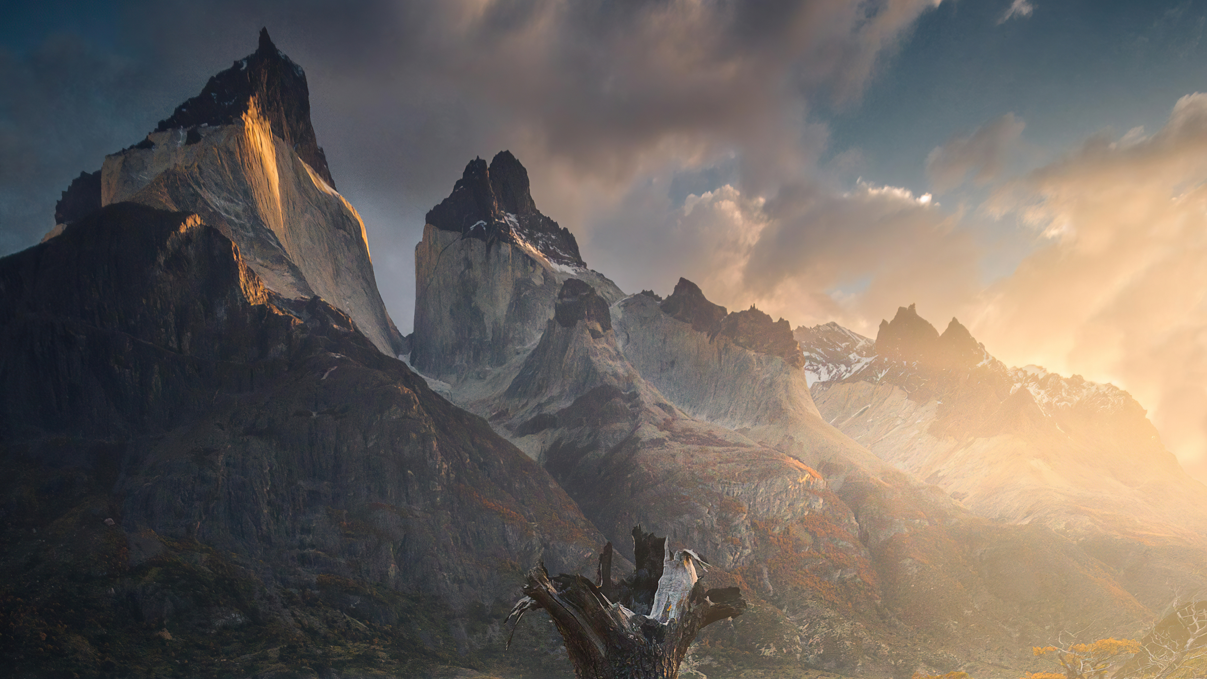 Torres del Paine National Park, 4K HD nature, Wallpapers, Backgrounds, 3840x2160 4K Desktop