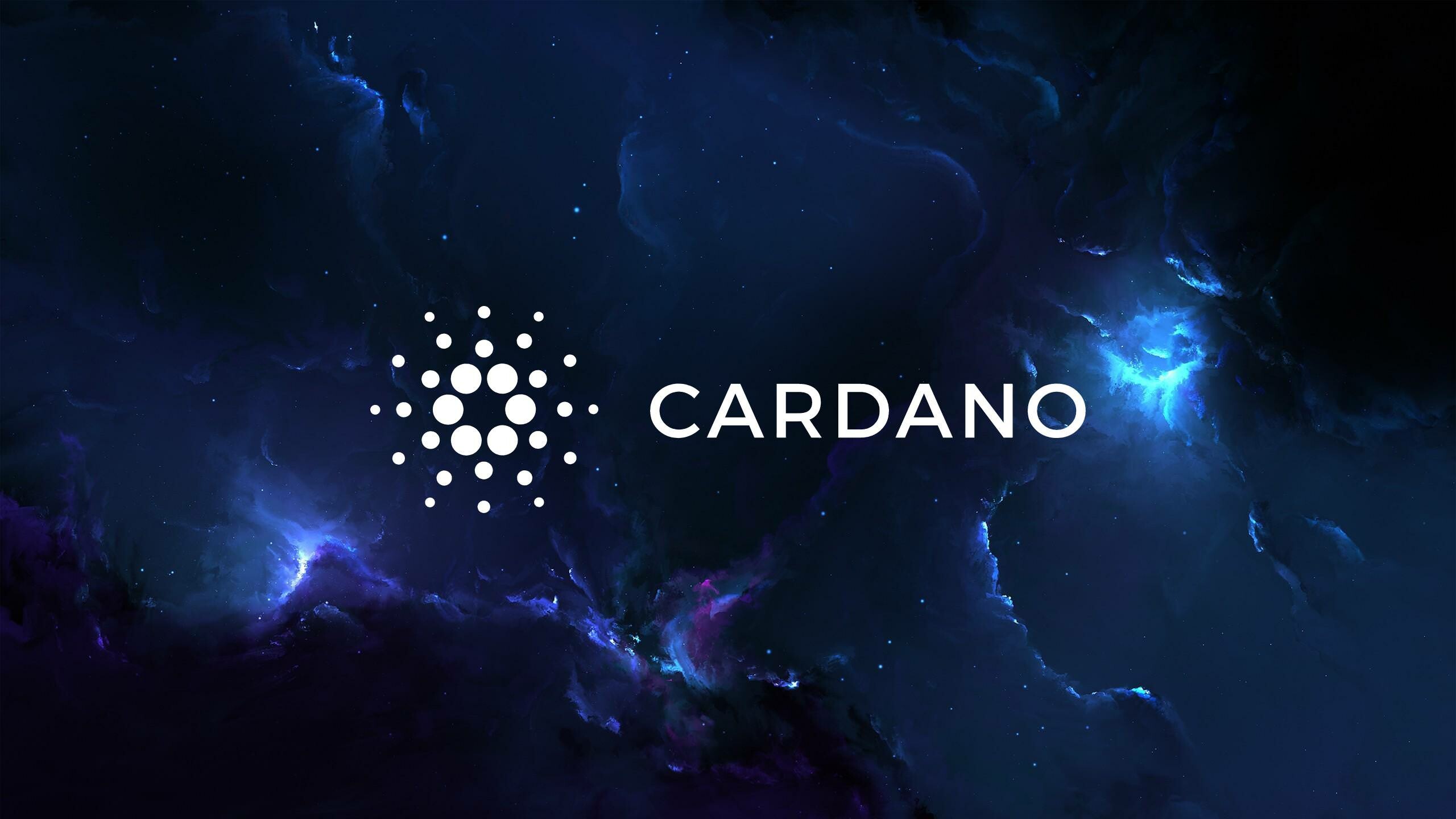 Cryptocurrency: Cardano, A public blockchain platform. 2560x1440 HD Wallpaper.