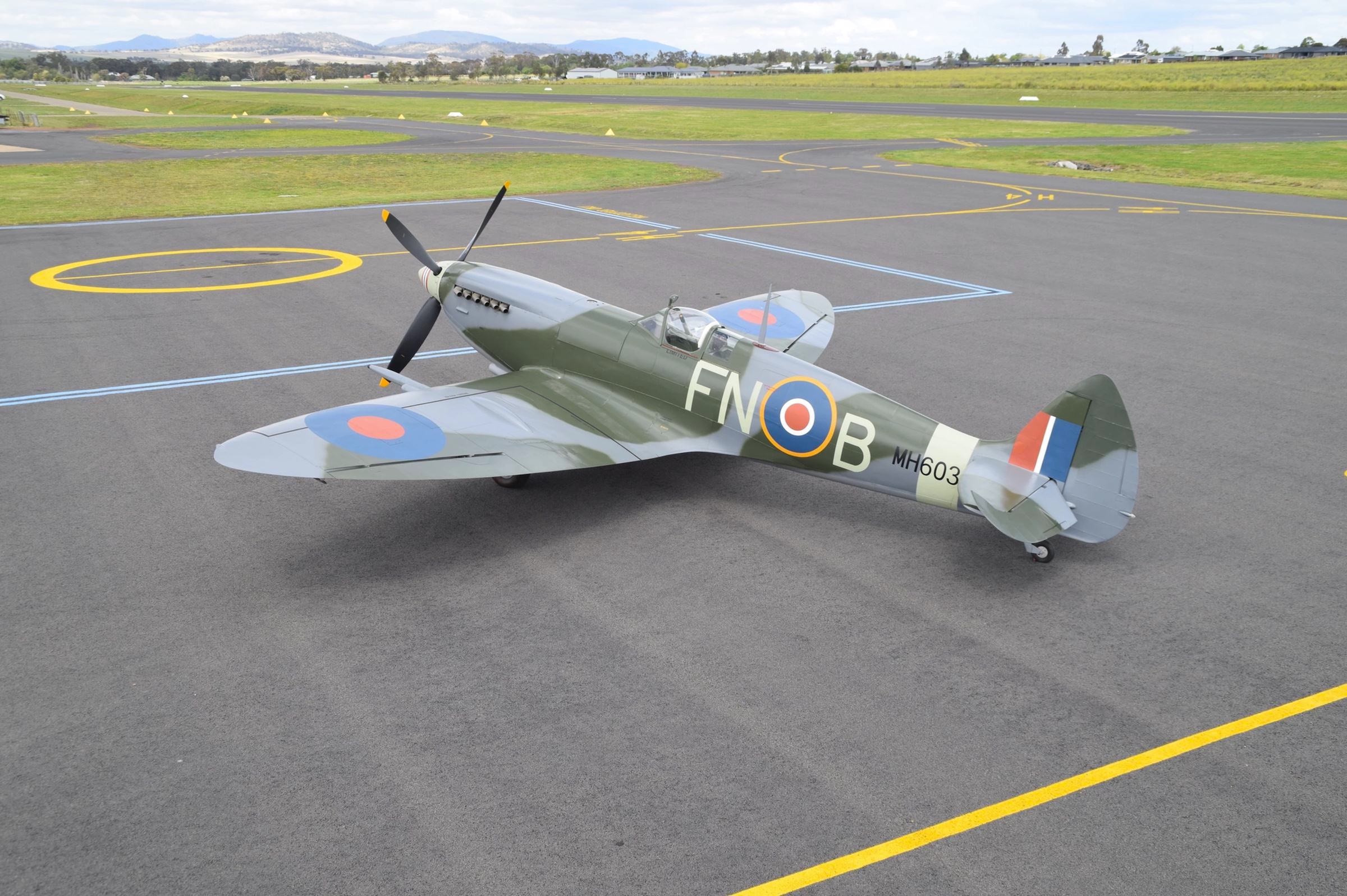 Flight-ready Spitfire, WWII era, Aviation marvel, Flying legend, 2400x1600 HD Desktop