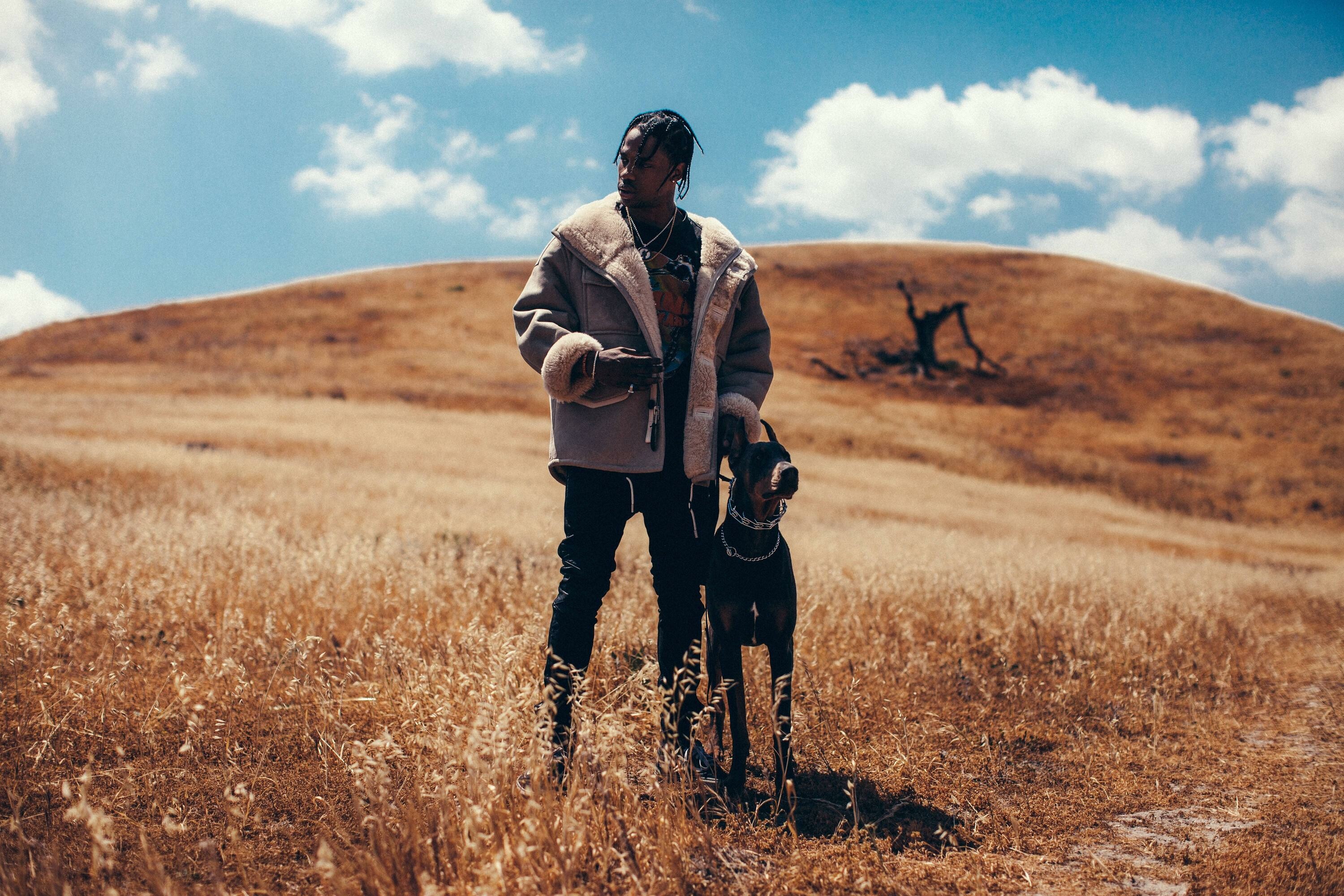 Travis Scott: An American rapper, singer, and record producer, Cactus Jack Records. 3000x2000 HD Wallpaper.