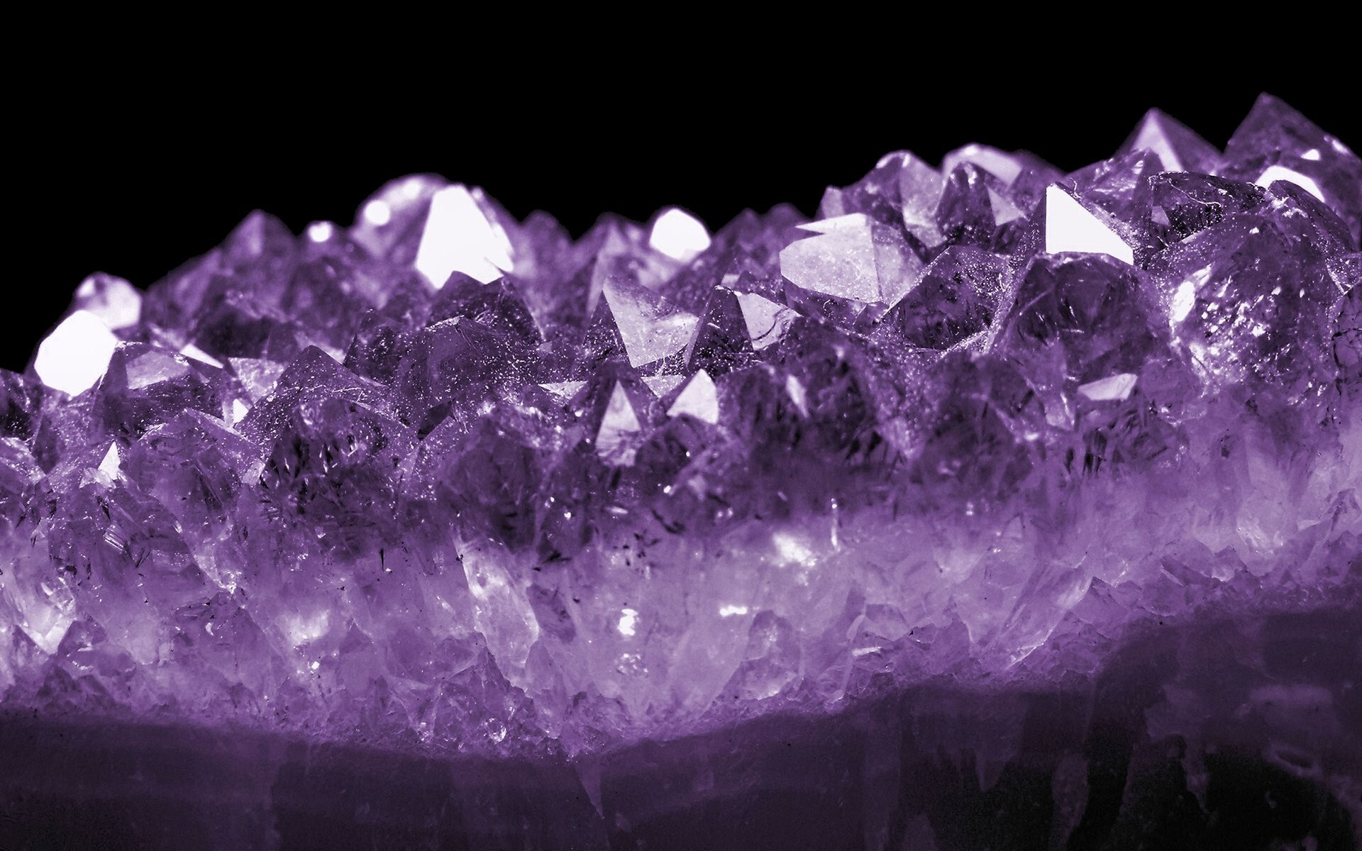 Gemstone: Purple crystal, Minerals which are among the most expensive materials. 1920x1200 HD Background.