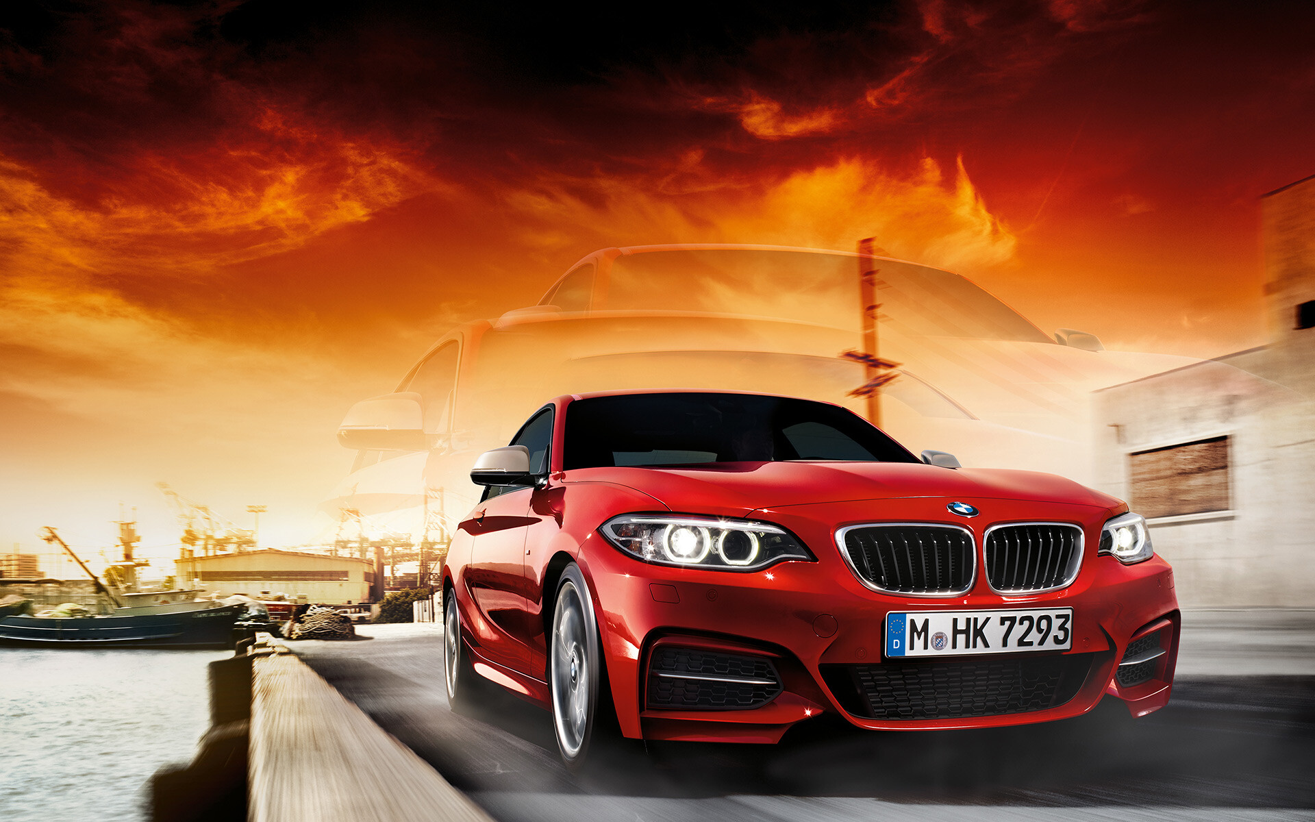 BMW 2 Series: German automaker, Known for technology and style, M235i, 301-horsepower engine. 1920x1200 HD Wallpaper.