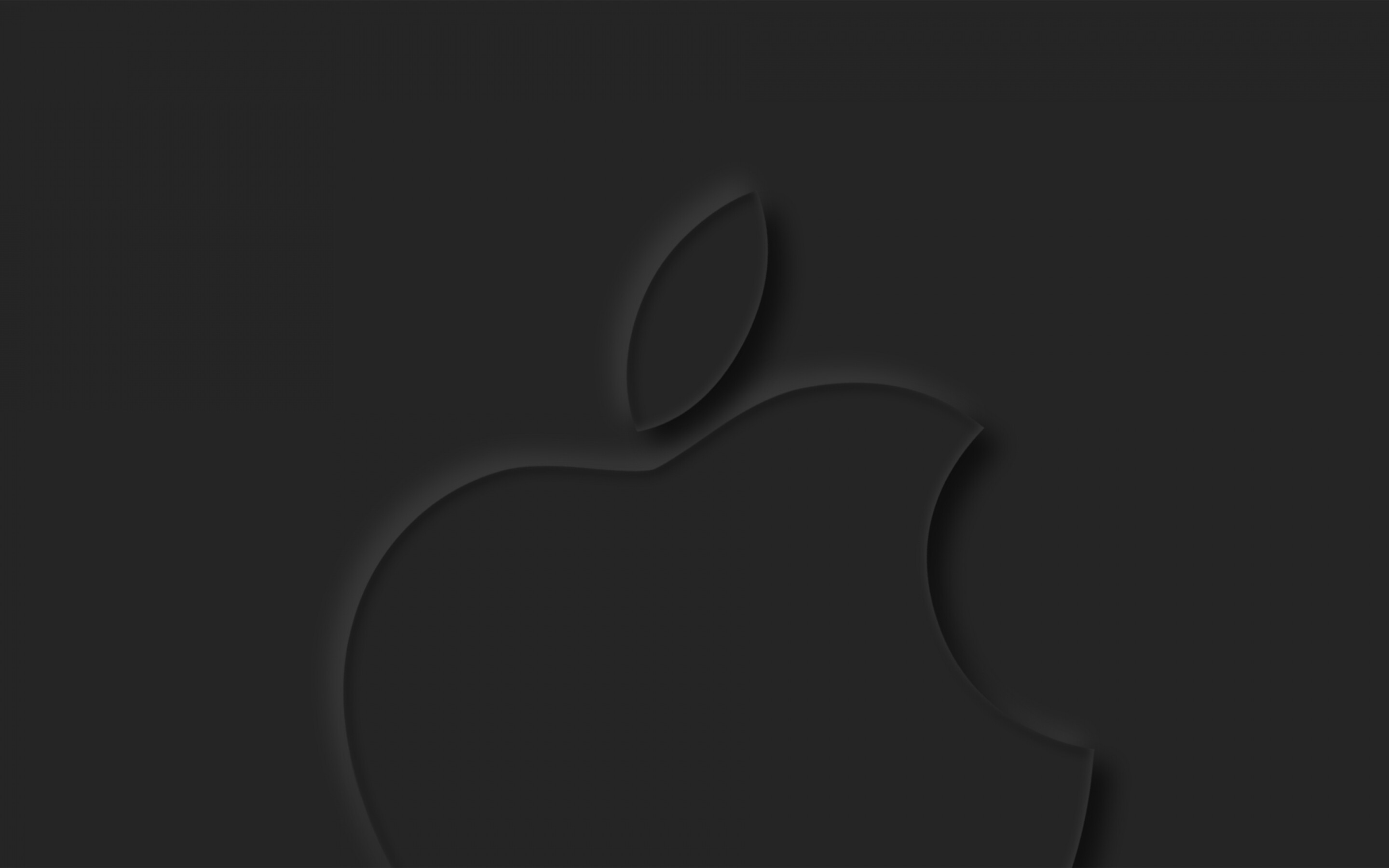 Apple Logo: The company that designs, manufactures, and markets smartphones, personal computers, tablets, wearables. 2880x1800 HD Background.