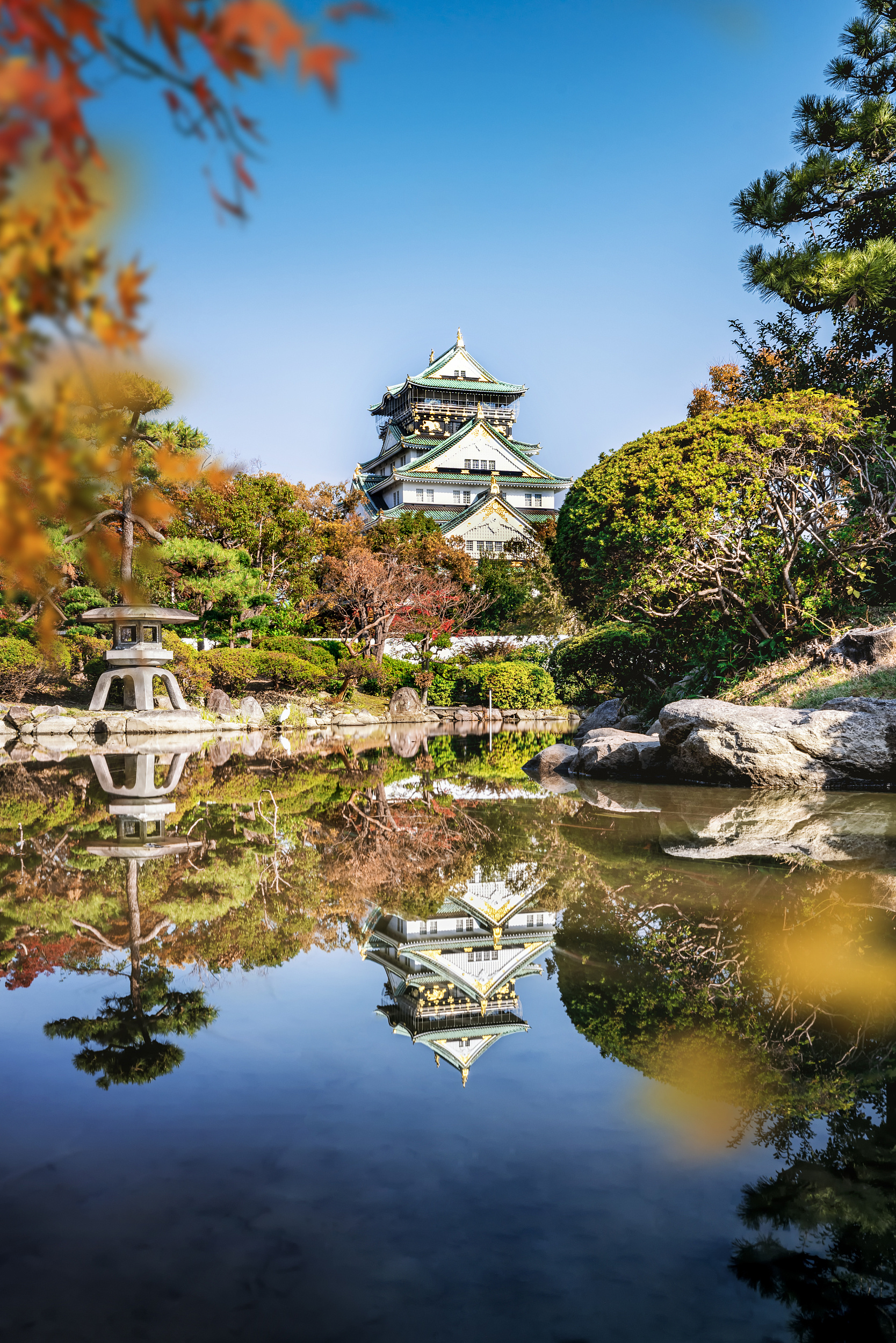 Osaka Castle, Travels, Main tower, Osaka attractions, 1670x2500 HD Phone