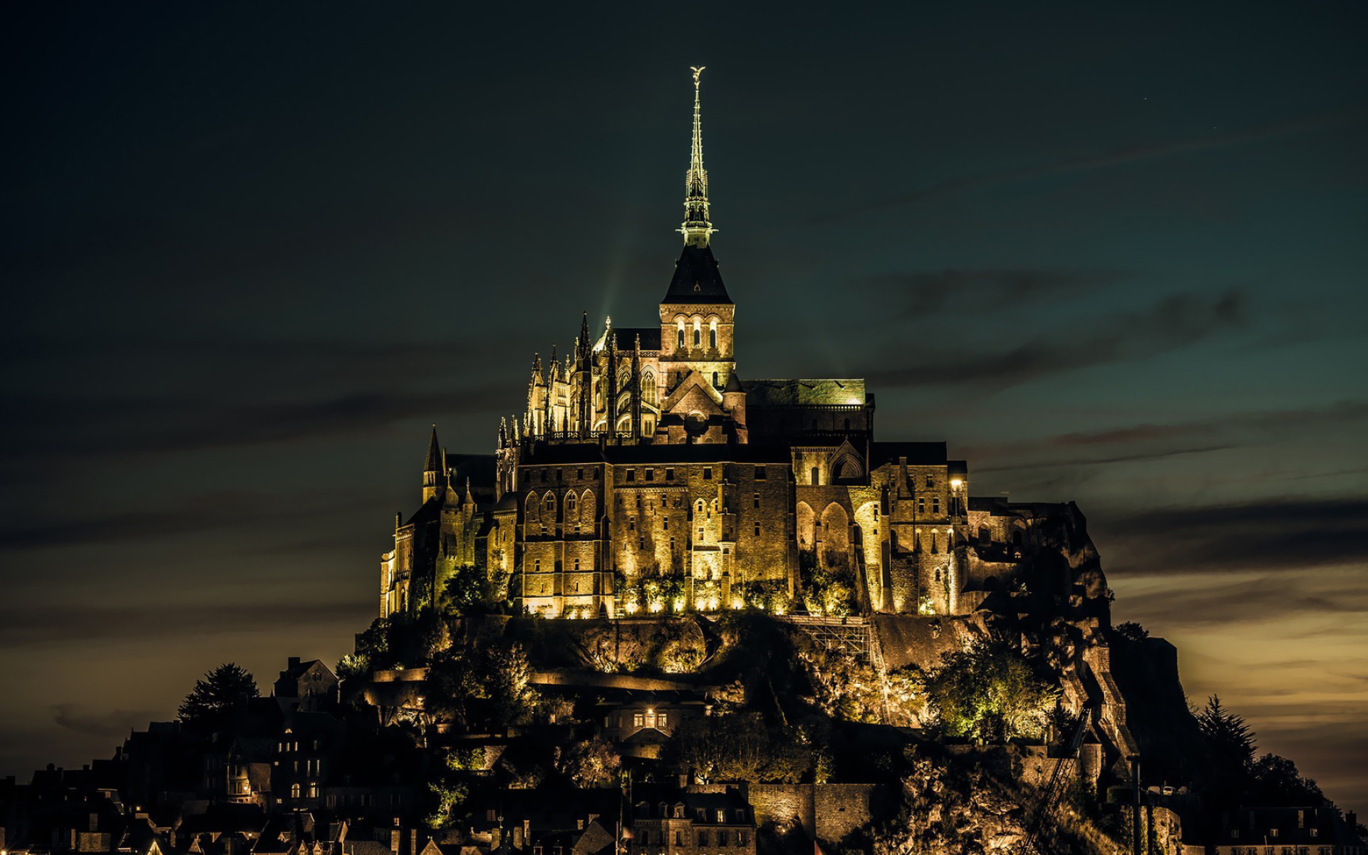 Mont Saint Michel in Frankreich, 1920x1200 HD Desktop